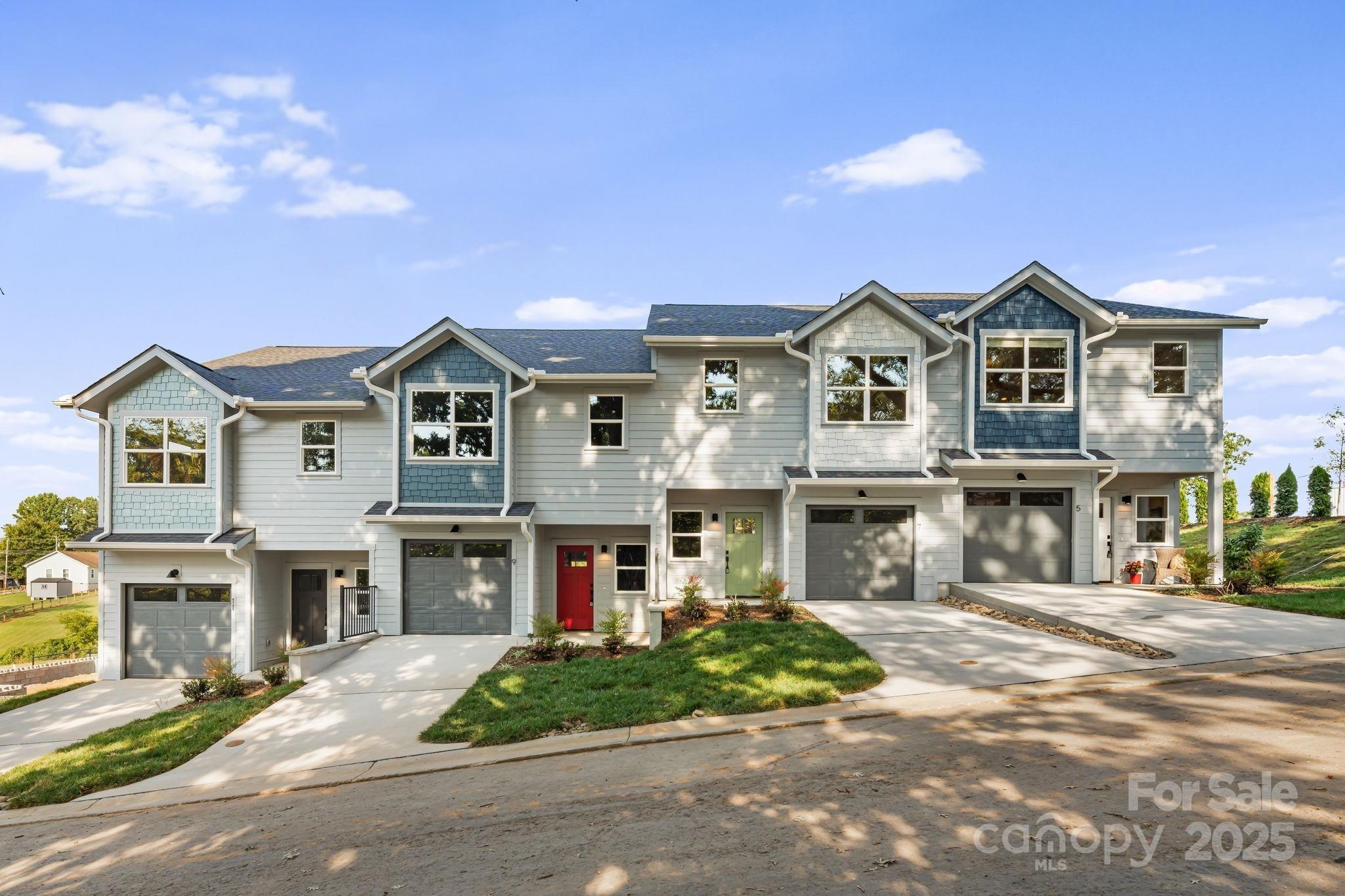 Investor Package Opportunity – Four New Construction Townhomes. An exceptional bulk-purchase investment opportunity! These 4 newly built townhomes are being offered together as a single investment package, allowing buyers to capitalize on bulk pricing and immediate added value. With numerous upgrades already in place across all units, this portfolio presents a rare chance to secure strong, low-maintenance assets in one of Asheville’s most desirable growing areas. Discover West Asheville’s newest townhome community, nestled amidst scenic rolling pastures just 4.3 miles from downtown Asheville. This exclusive collection of 26 thoughtfully designed townhomes offers modern living with luxury vinyl plank flooring, sleek chrome plumbing, and stylish contemporary lighting. The kitchens are beautifully appointed with stainless steel appliances, quartz countertops, and elegant cabinetry, blending functionality with sophistication. Each home features three bedrooms, two full bathrooms, and a half bath, providing a spacious living space. Premium upgrades for each unit include: Lot 3= $5,240 upgrades ; Lot 4= $2,295 upgrades ; Lot 5= $650 upgrades ; Lot 6= $6,645 upgrades. HOA fee is $145.51/ month per unit and takes care of building insurance, exterior maintenance, landscaping, snow removal, pest control, and more—so you can enjoy your home without the hassle. Units are also listed individually under MLS# 4230401, 4230902, 4230911, 4230916