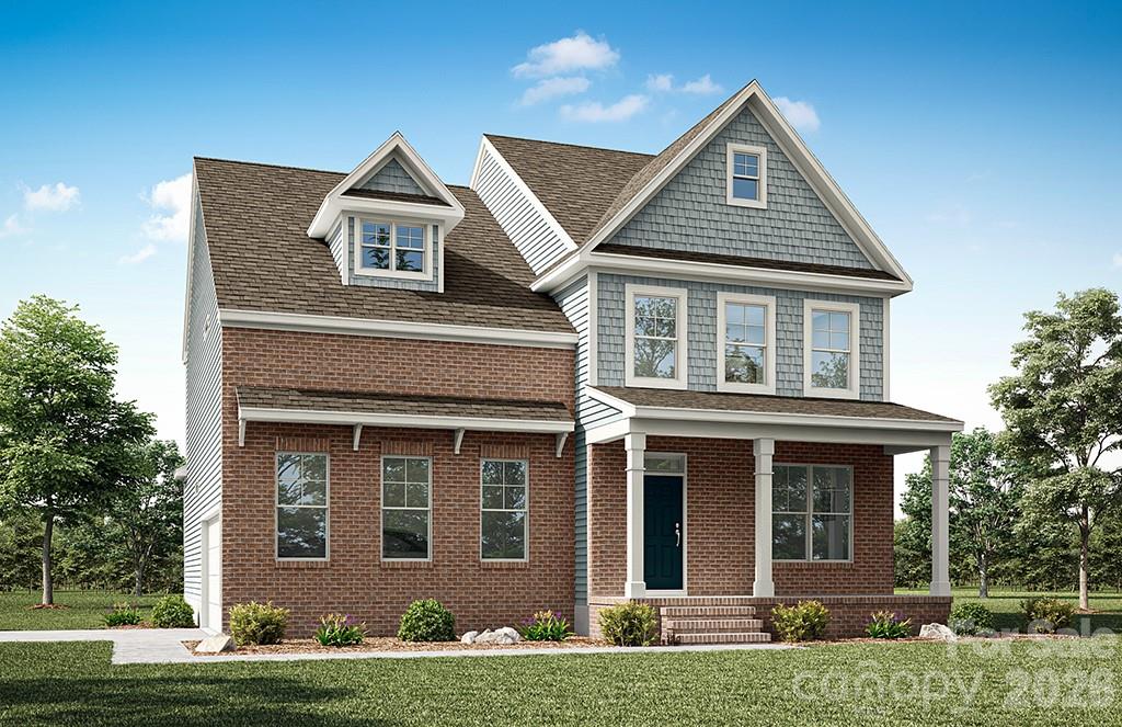 Welcome to new construction close to Catawba River! This 3-story Baldwin plan has 5 bedrooms, 4 full baths, a 3-car garage, and more than 3,000 square feet of living space. The main level features a butler pantry with upper & lower cabinets and a built-in wine fridge. The designer kitchen has upgraded cabinets, quartz counters, tile backsplash, a stainless range hood, and stainless appliances. The family room features a Cosmos, direct-vent gas fireplace with shiplap wall surround. The main floor also features an office with French doors and a guest bedroom and a full bath with a tub/shower combo. The second floor has the primary suite, two additional bedrooms, a full bath with 5-ft shower, a loft, and the laundry room. The primary bathroom features a tiled, luxury shower and two separate vanities. The third floor offers a spacious bedroom and another full bath. Outdoor space includes a screened porch with a patio. Find out more about this beautiful home today!