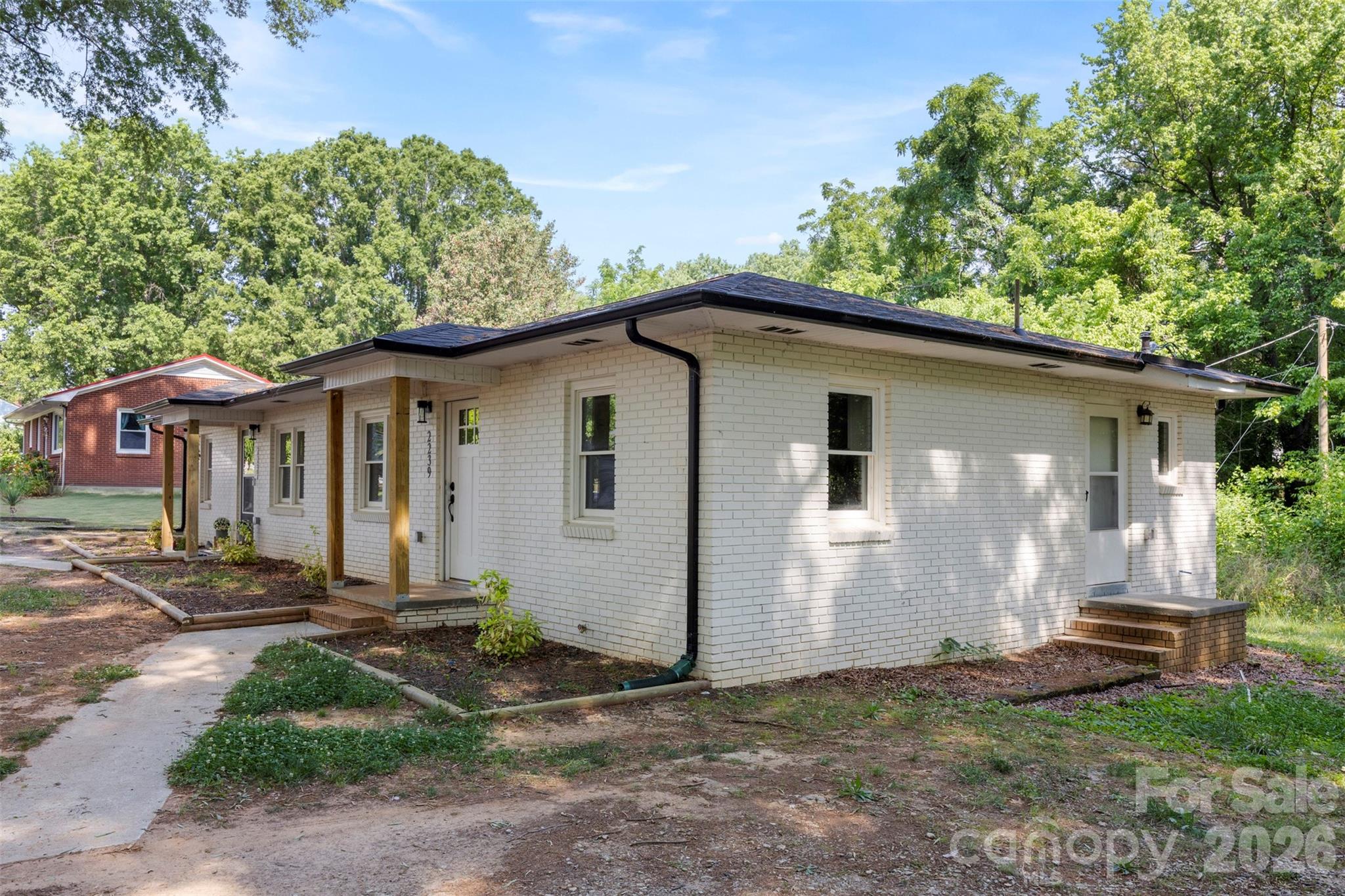 Income producing property now available. Great location close to downtown Lincolnton. Full brick duplex with 2 units total. Each unit has 1 bedroom, 1 full bath. Spacious living area, gorgeous kitchen and dining area. Both units are fully renovated to a modern style. The laundry area is conveniently located by the side door. Both units are currently occupied giving you immediate cash flow.