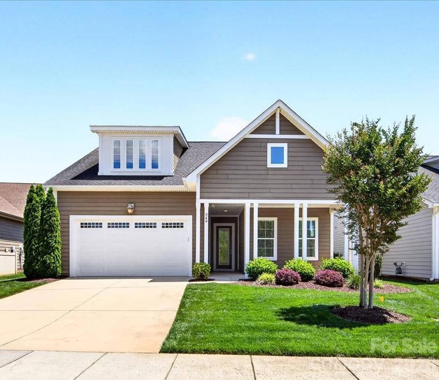 Immaculate and meticulously maintained one-owner home on Premium Lot in exclusive Trilogy - Lake Norman. Enjoy all that the Trilogy lifestyle has to offer in this Graham/Loft open floor plan.  Main level features 10’ ceilings and 8’ doors.  Custom Stained Glass Front Door.  Large Kitchen and Entertainment space flows seamlessly into Great Rm and Dining Area, all integrated w/ Outdoor Living via a rolling glass wall to Screened Porch plus an extended Hardscape area with fireplace.  Main Level includes Primary BR Suite plus 2nd Bedroom, Office/Study, 2nd Bath, and Laundry.  Upper Level provides all the expanded space you’ll need with a large Bonus/Flex space complete with a Hobby Nook, plus a 3rd Bedroom and Bath.  Top it off with large Walk-In Attic space.  2-car garage extended by 4 add'l feet w/ coated flooring.  Lush Landscaping with in-ground irrigation and Community provided Lawn Maintenance. This home will truly be your retreat when relaxing after enjoying all the exclusive privileges of the active adult Trilogy membership…a 5-star lifestyle and a stunning Resort Club featuring fitness center, fine dining, recreation, Boat Club and more.