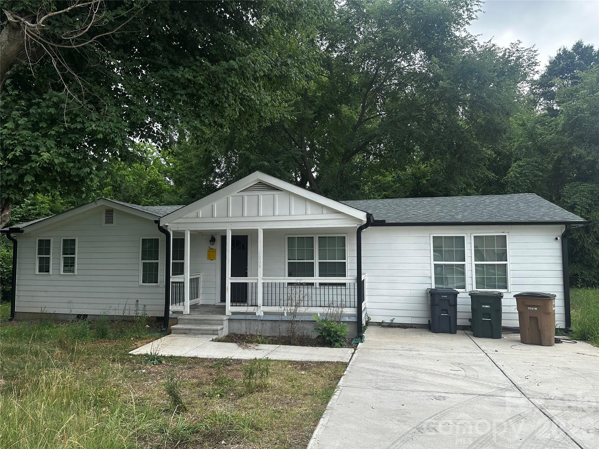 Enjoy one floor living in this 4 bedroom 2 bath home close to all Greensboro has to offer! Primary bedroom with en-suite bathroom. Open floor plan great for entertaining.