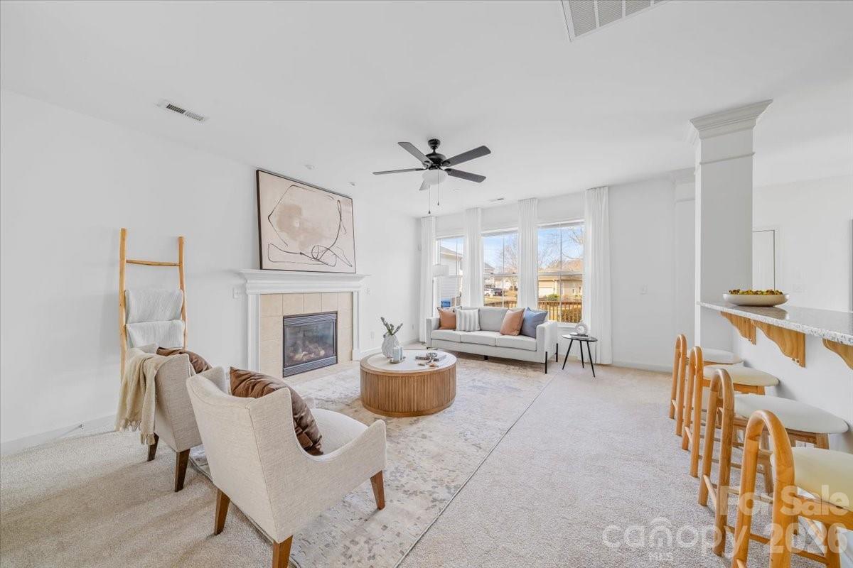Welcome home to this truly turnkey, move-in ready two-story gem in the highly desirable Brighton Park neighborhood of Mint Hill. Offering approximately 1,900 square feet, 3 bedrooms, and 2.5 bathrooms, this thoughtfully updated home blends modern finishes with a bright, functional layout designed for everyday living.
The main level features an open flow between the kitchen and living area, creating a warm and inviting space perfect for entertaining or relaxing at home. Fresh paint throughout and brand-new carpet give the home a clean, refreshed feel. The kitchen offers ample cabinetry, a new stove and over-the-range microwave, and a layout that keeps you connected to the main living space.
Upstairs, the oversized primary suite serves as a private retreat with a spacious walk-in closet and beautifully remodeled ensuite bathroom featuring a dual vanity, fully tiled tub/shower, and brand-new flooring. Two additional bedrooms and a full bathroom provide flexibility for guests, a home office, or growing households.
Step outside to enjoy the brand-new deck — ideal for morning coffee, weekend grilling, or unwinding in the evenings. The two-car rear-entry garage adds convenience and extra storage while maintaining the home’s curb appeal.
Nested in the Brighton Park community, residents enjoy quiet streets with easy access to shopping, dining, and everyday conveniences. With thoughtful updates, modern style, and move-in ready condition, this home offers the perfect blend of comfort, functionality, and neighborhood charm.