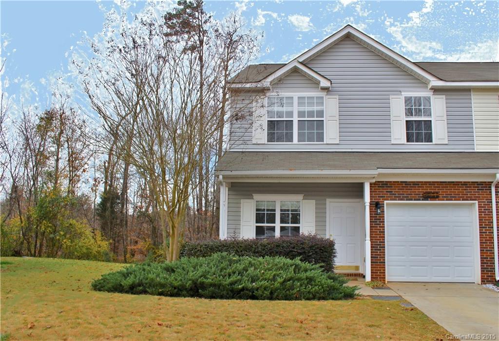 BACK ON THE MARKET~Buyer Financing Fell Thru!~WELCOME HOME!Awesome End Unit w/Private Rear Yard in Desirable Cascades-Backs to Woods-No Homes Behind!-Popular Floor Plan w/3 Bed 2.5 Bth PLUS Loft & Garage! Laminate Flrs on Main-Great Rm w/Gas Fpl~Kitch w/Great Layout & All Appliances!Large Mast Suite w/Walk-in~Community w/Pool-New Microwave-New Garage Door Opener ~Some New Lighting-Award Winning Fort Mill Schools!Don't Miss This Great Opportunity to Live in This Fabulous Location-2 Miles to I-77!