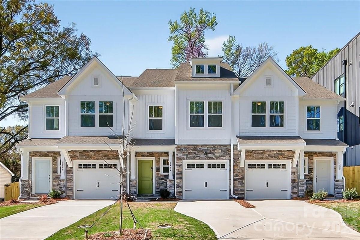 Discover modern comfort and convenience in this beautifully constructed new townhome located in the desirable Eastwood Park area, just moments from Plaza Midwood and Uptown Charlotte. Built in 2025, this thoughtfully designed two-story residence offers 3 bedrooms, 2.5 bathrooms with well-appointed living spaces. The main level features an open-concept floor plan that seamlessly connects the living, dining, and kitchen areas, creating an inviting space ideal for both everyday living and entertaining. The contemporary kitchen is equipped with a full suite of appliances, including an electric cooktop, range, dishwasher, disposal, and refrigerator, combining functionality with modern style. Upstairs, the spacious primary suite provides a private retreat complete with an en suite bath. Two additional bedrooms offer flexibility for guests, a home office, or additional living needs. An upper-level laundry room enhances the home’s practical layout.  Ideally situated near local schools, shopping, dining, and major commuter routes, this property presents an exceptional opportunity to own a brand-new home in one of Charlotte’s most accessible and growing areas.Fenced in backyard provides a yard big enough for enjoying but small enough to maintain. No HOA dues!