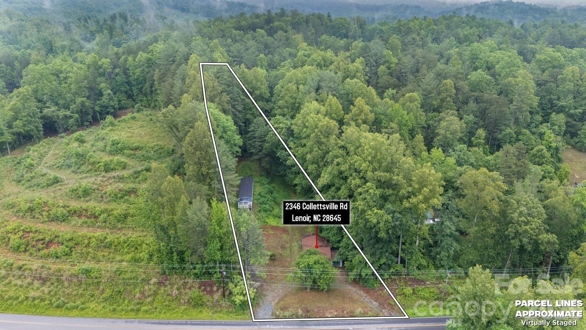 Two dwellings for the price of one! Situated on approximately 2.6 acres with some wooded area, this property offers great potential for investment, rental income, or multi-generational living.

The main home is a cozy one-level residence featuring 2 bedrooms and 1 large bath. The mobile home has a separate driveway and offers approximately 1,100 heated square feet with 2 bedrooms and 2 bathrooms.

Both properties are currently vacant and without electricity. There is a shared well and only one septic system. Both units could be subdivided. Survey is attached.
