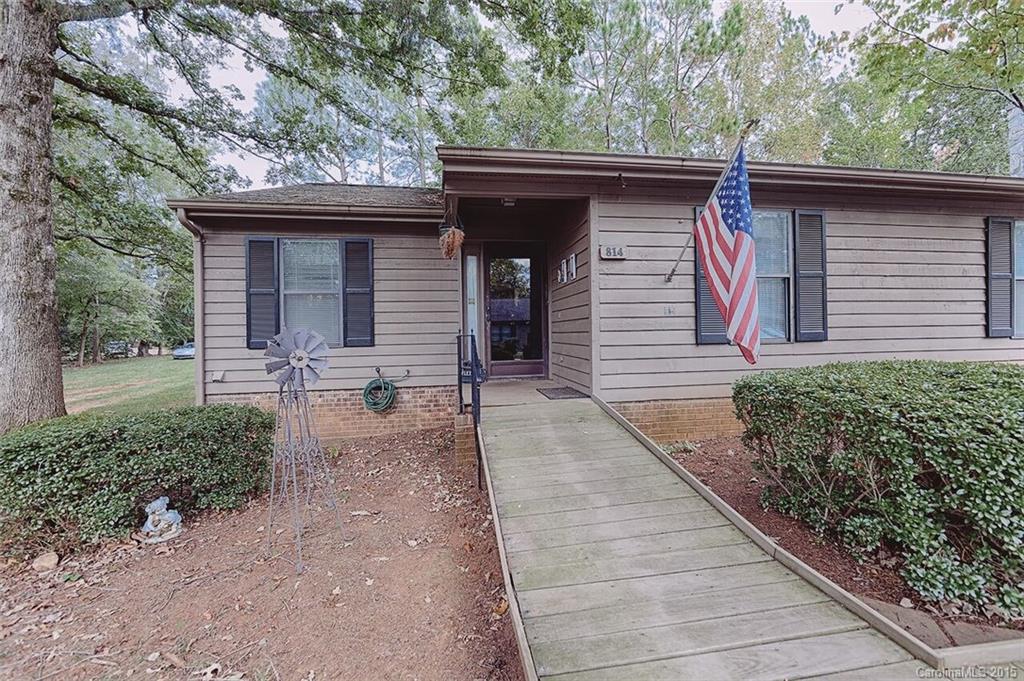 Hard to find Ranch in Fort Mill. Lovely floor plan features large Great Room which opens to the Dining Room- perfect for entertaining! The Dining Room overlooks the deck- which is surrounded my mature trees/wooded lot! Kitchen has pass through to Great Room area. Fantastic Bedrooms. Master has a walk-in closet and private bathroom. the secondary bedrooms share a bathroom. Clean and move-in ready! Handicap ramp on the front can be removed if desired.