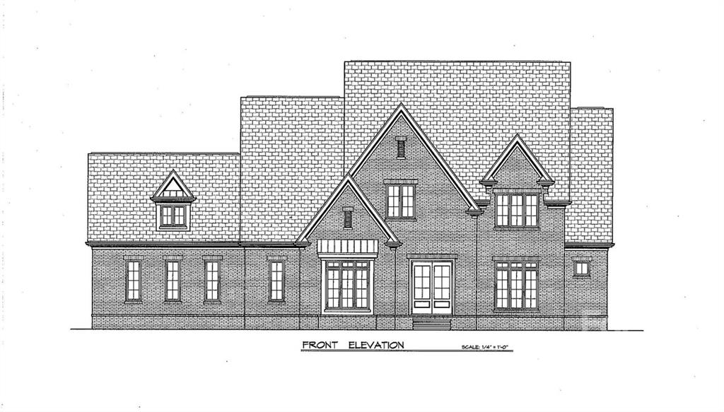REVISED PLAN TO BE CUSTOM BUILT BY THE HOWEY COMPANY. All brick, floor plan with two car attached garage, open-living kitchen/great room, master bedroom suite on the main floor or 2nd master bedroom upstaris, study, home office, four bedrooms upstairs with second master bedroom, private baths and walk-in closets, bonus room, two laundries, drop zone, plenty of storage, and a rear covered porch. Custom high-end finishes/selections, beautiful millwork, coffered and vaulted ceilings. Yard is big and wonderful. Location is fantastic. Home has it all for easy living and great entertaining!