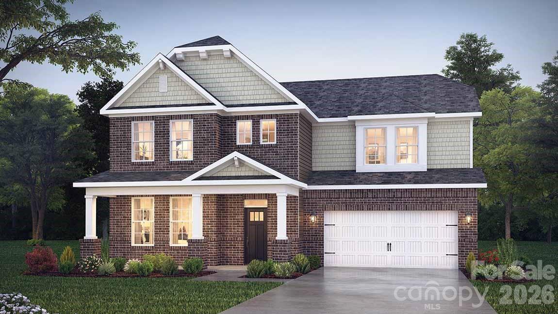 The Jordan is one of our two-story plans at Westport in York, SC. This home features four bedrooms, including a bedroom on the main floor, three bathrooms, loft and a two-car garage, making it perfect for your new home.

Upon entering the home, you'll be greeted by an inviting foyer and  flex space that would make a great home office. This opens into an impressive, open space featuring a family room, dining area, and well-appointed kitchen. The kitchen is equipped with a pantry, stainless steel appliances, and a large island with a breakfast bar, making it perfect for both cooking and entertaining. On this level is also a bedroom providing an option for first floor living. 

Upstairs this home features the primary suite, complete with a large walk-in closet and en suite bathroom featuring dual vanities and a separate tub and shower. The additional two bedrooms share a full bath that includes dual vanities. A spacious loft and laundry room complete the second level.

With its thoughtful design, spacious layout, and modern conveniences, the Jordan is the plan for you at Westport in York, SC.

Pictures are representative.