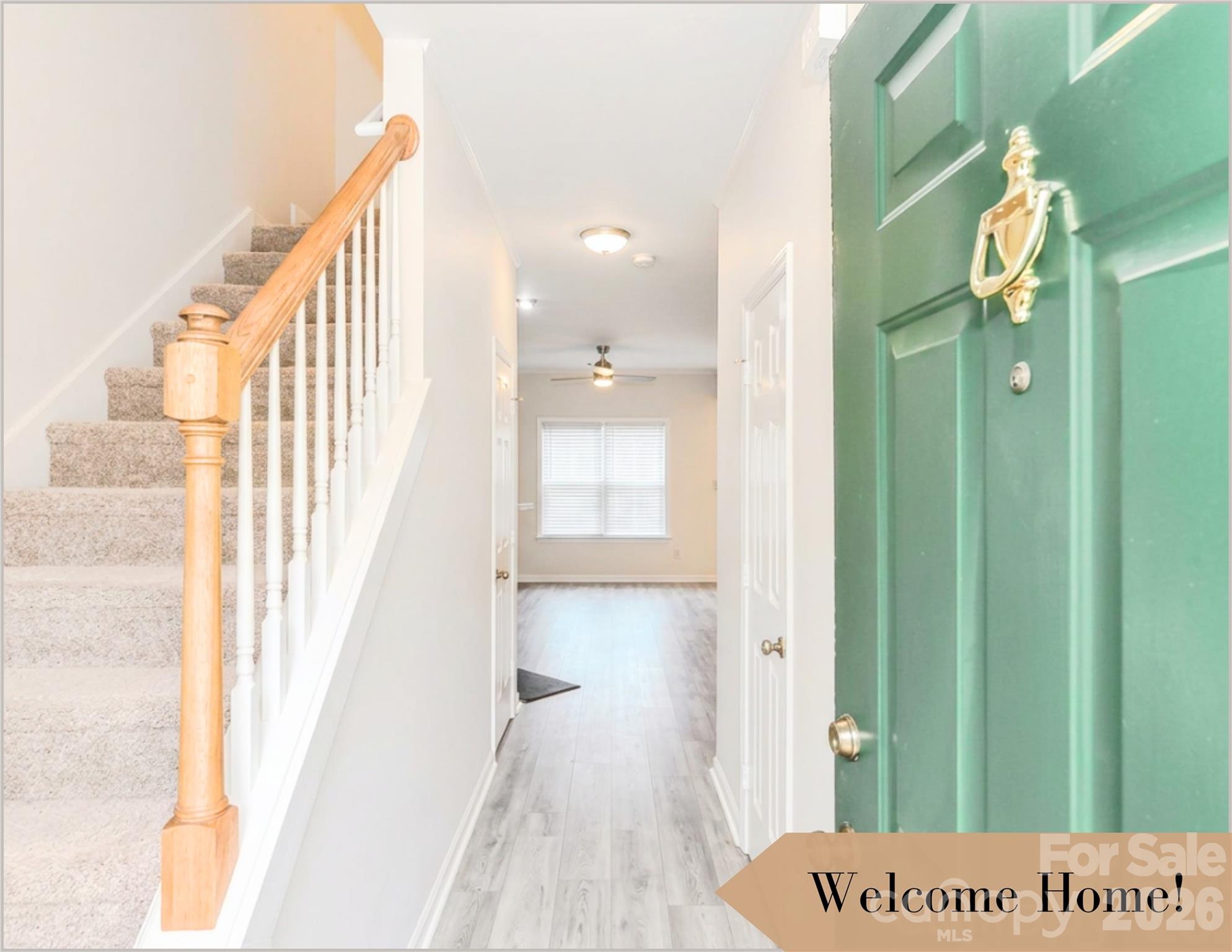 Welcome to Lennox Square, a highly desirable gated community offering comfort, style, convenience, and low-maintenance living in one of South Charlotte’s most convenient locations. This beautifully updated townhome shows like a model home and offers modern upgrades, spacious living areas, private outdoor space, and exceptional access to everything Charlotte has to offer.

From the moment you arrive, you’ll appreciate the quiet atmosphere, gated entry, manicured grounds, and location just minutes from shopping, dining, entertainment, transportation, and major highways. Whether commuting to Uptown, visiting South End, shopping in SouthPark, or heading toward Ballantyne or the airport, this location delivers unmatched convenience.

Inside, the thoughtfully designed floorplan combines open-concept living with private bedroom retreats. A standout feature is the two oversized upstairs bedrooms, each with its own private en-suite bath — ideal for guests, roommates, or flexible living arrangements.

The spacious primary suite features abundant natural light, dual vanities, a relaxing garden tub, separate glass shower, updated tile work, and a large walk-in closet. The secondary bedroom is also generously sized with its own full bath.

Recent updates include fresh designer paint, new carpet, upgraded tile, updated shower finishes, enclosed patio, modern storm door, and durable luxury vinyl plank flooring throughout the main living areas.

The updated kitchen features quartz countertops, upgraded stainless steel appliances, abundant cabinetry, and a functional layout that flows seamlessly into the dining area and spacious great room. Anchored by a cozy gas fireplace, the great room creates the perfect space for entertaining or relaxing evenings at home.

Step outside to your own private outdoor retreat featuring a newly installed white vinyl privacy fence — perfect for pets, outdoor dining, or unwinding after a long day.

Additional highlights include an oversized attached one-car garage, extra parking nearby, and an HOA that covers water, lawn care, streets, exterior maintenance, and common areas for easy living.

Located approximately one mile from the Blue Line light rail with quick access to I-77 and I-485, this home is also minutes from Quail Corners, SouthPark, Ballantyne, restaurants, breweries, shopping, parks, hospitals, and Charlotte Douglas International Airport.

Stylish, spacious, updated, and move-in ready — this exceptional townhome truly has it all.