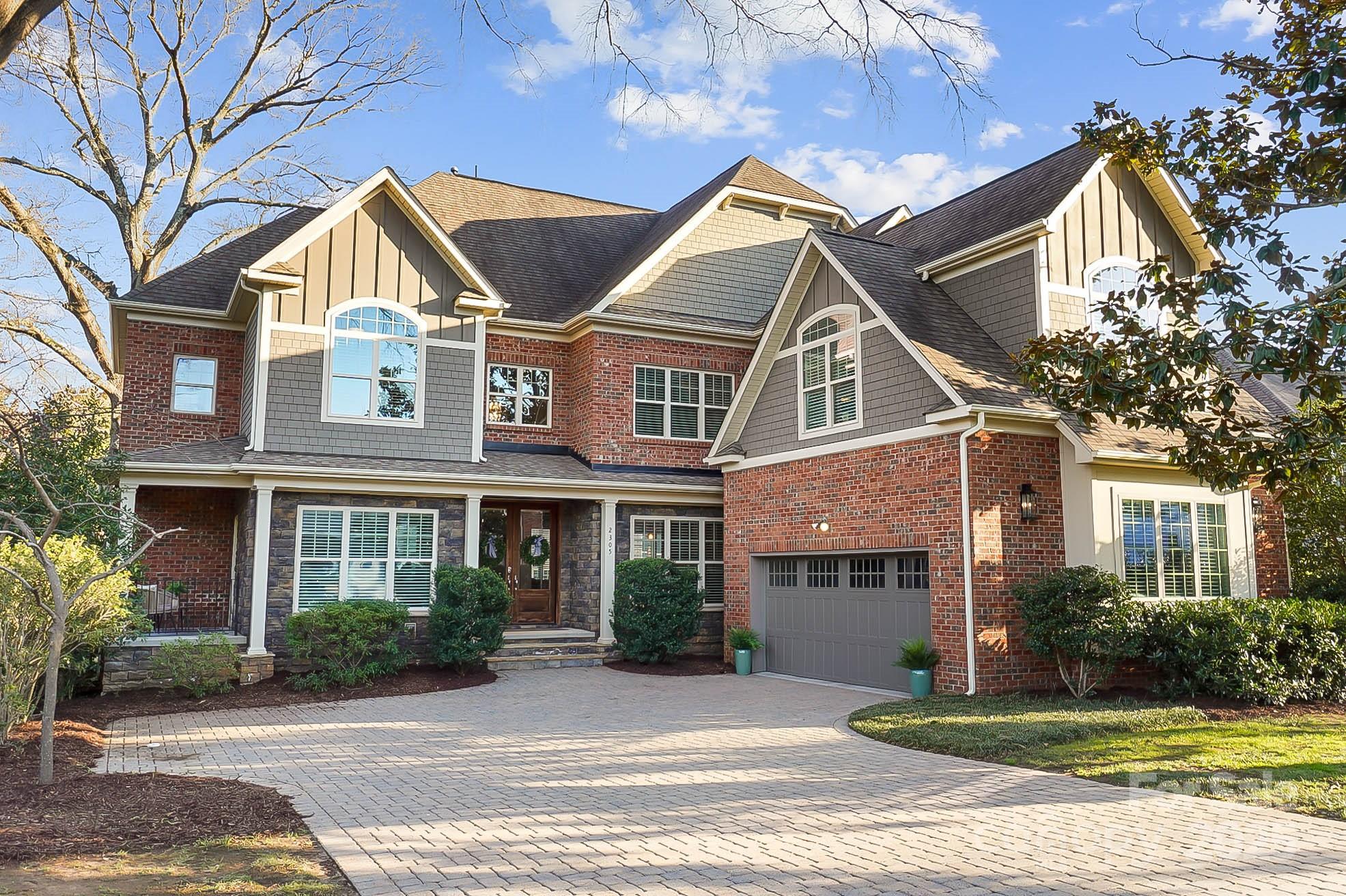 Welcome to the epitome of South Park living! Nestled on a private and quiet street with lovely neighbors and other beautiful, luxury homes just miles from the best shopping, dining, private schools, golf courses, & more but with NO HOA! It's a dream come true! Not to mention only 8 miles to Uptown! This stunning home has a breathtaking first impression from the moment you arrive that continues throughout!  The main floor is as open and elegant as it is cozy and inviting! Newly refinished hardwoods, gorgeous quartz countertops, Thermador appliances, gas log fireplace, surround sound throughout, walk in pantry, prep kitchen/second laundry room, plus an office with its own private porch, and a bedroom/ full bathroom. Upstairs are two generous bedrooms, another laundry room, and a large bonus space that could double as a 5th bedroom! The primary suite features a hidden gem plus a gorgeous primary en suite & walk in closet. The spacious outdoor deck & yard space is perfect for entertaining!