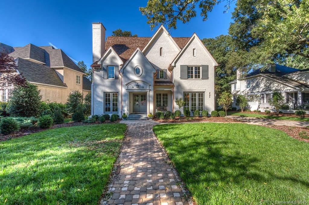 Exceptional design by Rob Foster, appointed by award winning Tammy Coulter and passionately built by Grandfather Homes. 5,496 sqft  Myers Park “Charlopean” style home elegantly encompassing 5 bedrooms & 6.5 baths. Full brick, cedar roof, custom inset cabinets, Ultra Premium professional series Thermador appliance package. Full home automation package featuring Control 4 Processors. Covered outdoor living area with fireplace & motorized screen system, 2 car garage with unfinished cottage above