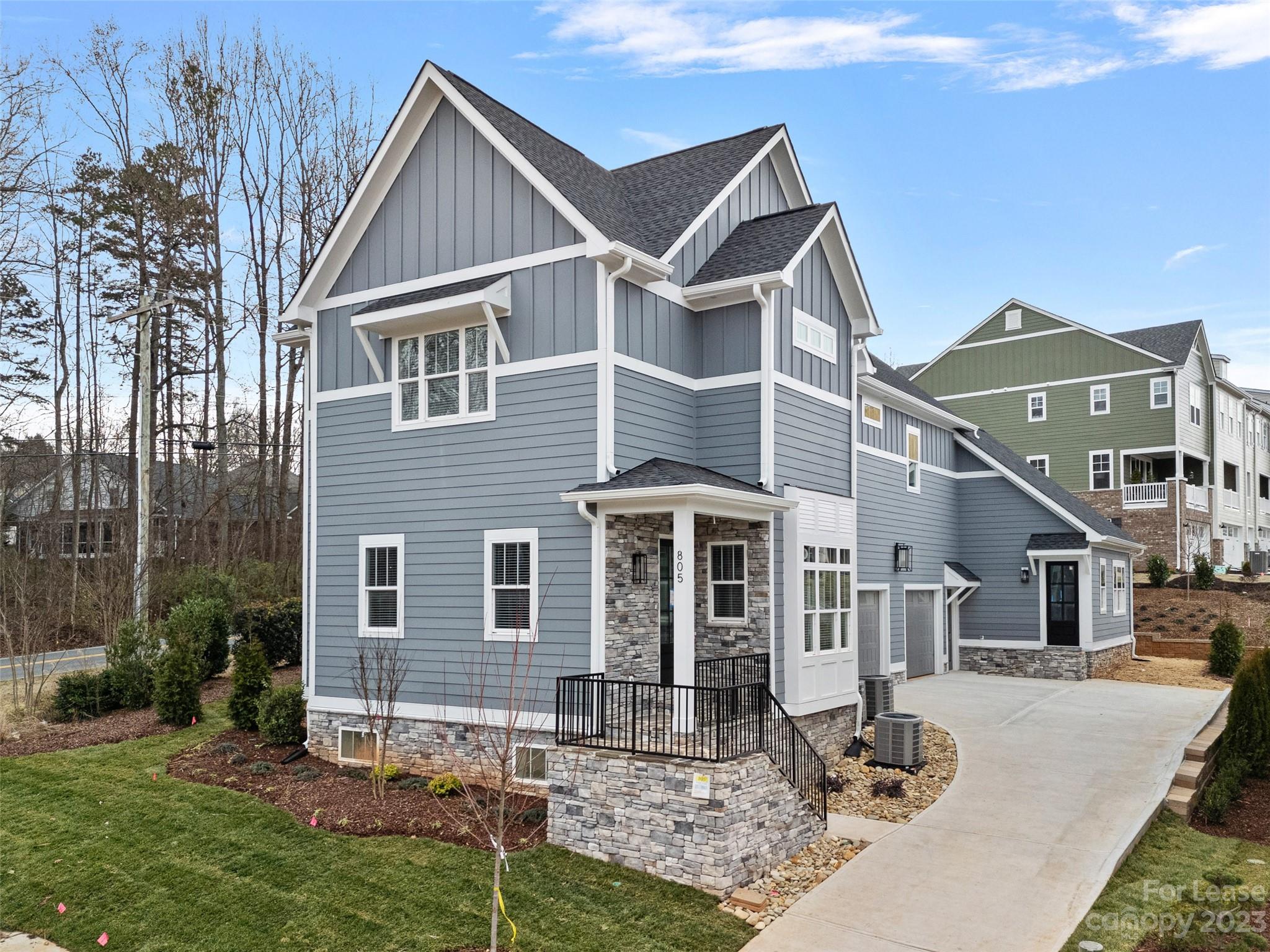 Can't beat this location!  Rent includes landscaping maintenance.  Beautiful new construction four bedroom, four bath home with fully finished basement and high-end finishes.  Walking distance to downtown Davidson and Beaty Street Park.  Minutes to Interstate 77.  Lake Davidson access right down the street for kayaking, paddleboarding, swimming.  Oversized one car garage with loads of storage. Must see! Owner will consider short-term or longer term lease. Attached two bedroom, two bath apartment also for lease for $2500 per month.