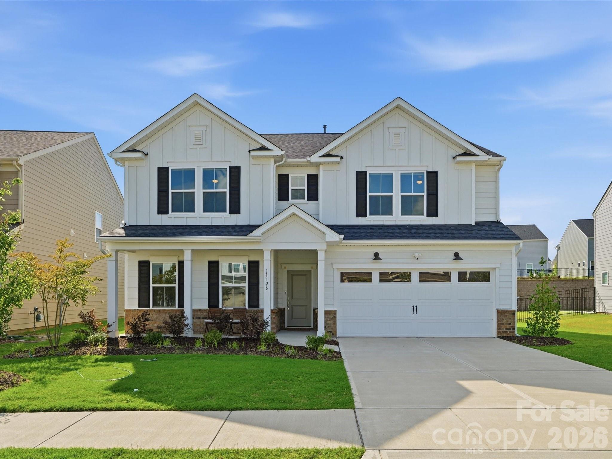 Like-new construction and move-in ready! Meticulously maintained and beautifully designed, this home offers the perfect combination of modern style, functionality, and comfort. The open-concept floor plan creates a seamless flow between the spacious living, dining, and kitchen areas, making it ideal for both everyday living and entertaining.

The heart of the home is the stunning kitchen featuring an oversized center island, abundant cabinetry, and plenty of workspace for cooking and gathering. A main-level bedroom and full bathroom provide flexibility for guests, a home office, or multigenerational living.

Upstairs, you'll find a spacious primary suite complete with an oversized walk-in closet and a private en-suite bath. The second level also features a versatile loft, convenient laundry room, and three additional bedrooms, offering plenty of space for family and guests.

Situated on a flat lot, this home provides usable outdoor space and excellent curb appeal. With its thoughtful layout, like-new condition, and desirable features throughout, this home is truly ready for its next owner to move right in and enjoy. Don't miss the opportunity to make 11126 Glasden Road your new home!