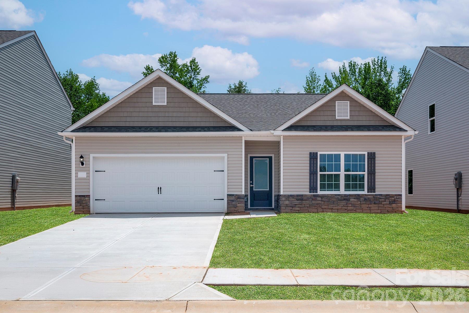 The Cary plan is a beautiful home with plenty of the open feel you have been searching for.  Fall in love with the spacious kitchen complete with a beautiful island, an amazing walk-in-pantry and plenty of storage.  The chef ready kitchen includes stainless steel appliances and a dining area with access to a beautiful back covered porch!  A perfect place to relax after work or fire up the grill on the weekends for great entertaining!  Retreat to the primary suite for peace and relaxation in your spacious bedroom and attached en-suite.  Secondary bedrooms are spacious with large walk-in closets.  This is a must see new floorplan!  Ask about Special Financing and Builder Incentives!