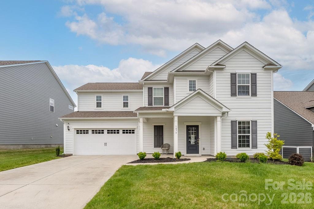 Set in the McCullough community, this 2022-built Pulte Waterstone offers a thoughtful 2-story layout with 5 beds, 4.5 baths, and over 3,300 sq ft of living space , beginning with a welcoming front porch that opens to a light-filled foyer flanked by a formal dining room and a flexible living space or office; the main level flows easily into an open kitchen anchored by an oversized island, gas cooktop, wall oven, and walk-in pantry, all overlooking a spacious great room with gas fireplace and a wall of windows that bring in natural light, while a drop zone and laundry room add everyday function; a main-level guest suite offers privacy with its own full bath; upstairs, the primary suite is set apart with a generous bedroom, large walk-in closet, and a well-appointed bath featuring dual vanities and a glass-enclosed shower, complemented by a loft-style bonus space and three additional bedrooms with en-suite full baths. Outside, a fully fenced backyard with patio creates a clean, usable outdoor setting, and the attached 2-car garage, all positioned on a level, private lot with access to neighborhood amenities including pool, clubhouse, tennis/pickleball courts, and fitness center.