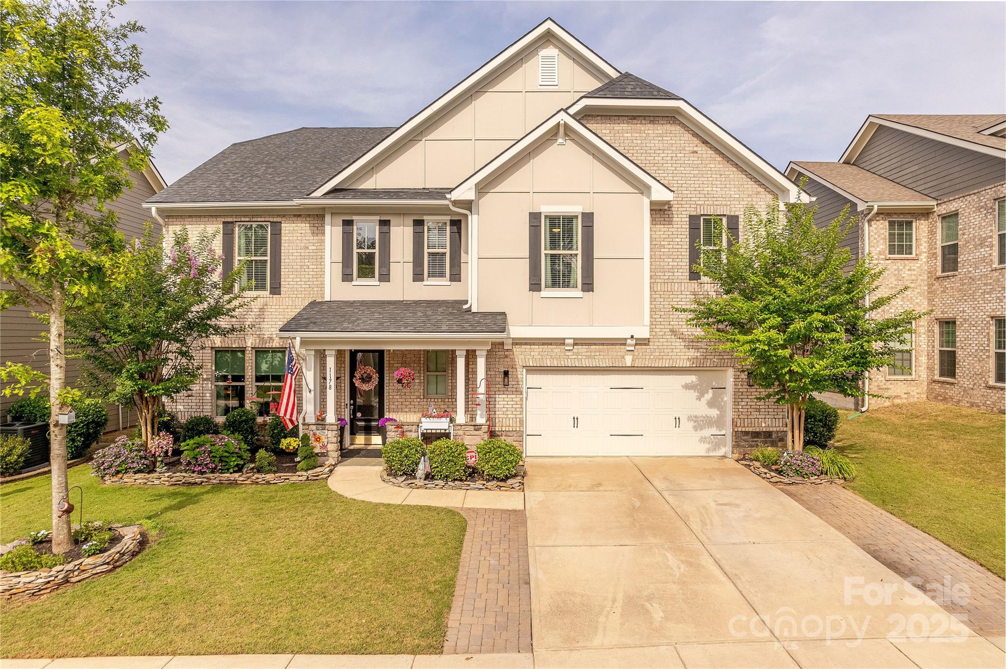 Nestled in coveted Reserve at Riverchase along the scenic Catawba River, this 5-bedroom, 4-bathroom home blends timeless craftsmanship with modern comfort. Enjoy exclusive community amenities and direct river access for endless outdoor enjoyment. Inside, you’ll find exquisite millwork throughout, including shiplap walls, exposed beams, a custom fireplace mantel with built-ins, and designer light fixtures. The open-concept layout is bright and airy, complemented by electric blinds and multiple flex spaces perfect for work, play, or relaxation. A main-floor guest suite offers privacy and convenience, making hosting a breeze.This home is a true blend of style, function, and location—perfect for those seeking both elegance and adventure.