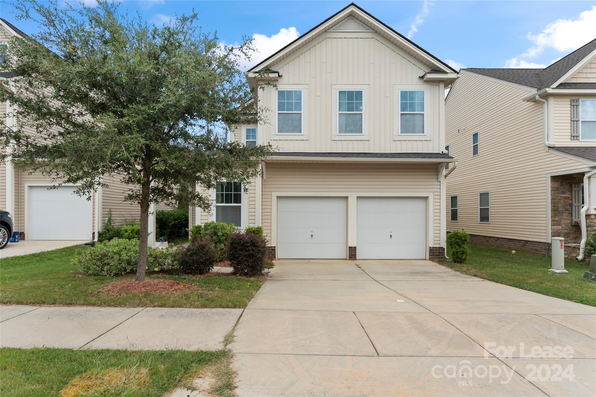 AVAILABLE NOW! If you are looking for a convenient location in the Rock Hill area, THIS is a property you DON'T want to miss! Less than 10 minutes from I-77, department stores, entertainment, Winthrop University and much more! Additionally, this home comes FULLY FURNISHED! (UNLESS you prefer a clean slate.) This home has an open floor plan on the main level comfortably hosting your living room, kitchen, and dining room. Off from the kitchen there's a mudroom, and 2 car garage. The kitchen has stainless steel appliances, granite countertops, plenty of cabinet space and a huge pantry that sits off of the mudroom.  Plus there's a large computer nook for those of you that work remotely. The second floor host your primary suite, two generously sized bedrooms and a large loft area that could be used as a flex space. The laundry room is also upstairs with the washer and dryer included. Again, you DON'T want to miss this opportunity in Roddey Park! Book your appointment TODAY!