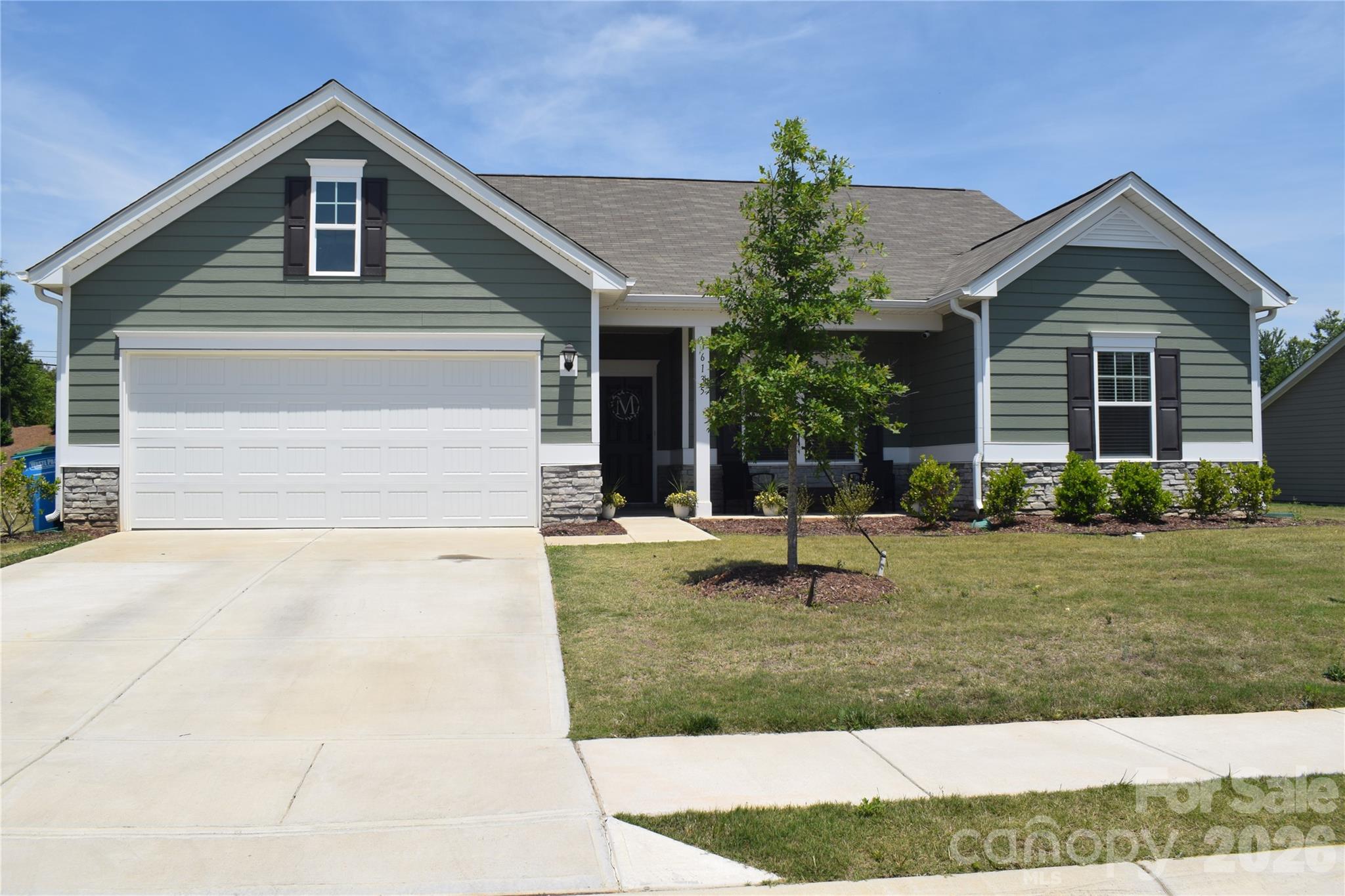 Welcome to this beautifully maintained ranch-style home offering the perfect blend of comfort, functionality, and modern design! Built just 2 years ago, this 3-bedroom home also features a versatile flex space ideal for a home office, dining room, game room, or additional living area to fit your lifestyle needs. Inside, you’ll find granite countertops, stainless steel appliances, a convenient drop zone, and an abundance of storage throughout the home. Enjoy relaxing mornings or peaceful evenings on the screened-in porch overlooking the spacious backyard with added privacy and room between neighbors. This move-in ready home combines newer construction with thoughtful features!
