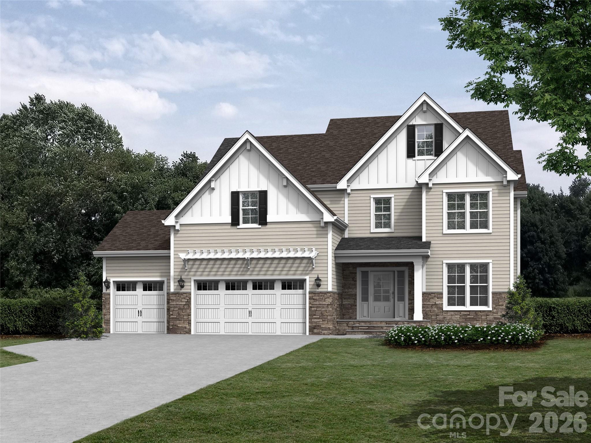 Another beautiful James Custom Homes community! One of many, proudly served by one of Charlotte's premier home builders of the last 25+ years. Alexander Gardens is a private, 2 lot subdivision off Alexander Road in the heart of South Charlotte featuring approx. 0.5 acre lots. The Autumn plan was designed to fit the needs of what a modern luxury home should be. It's a spacious, open concept where natural light dances throughout. The main level highlights include an oversized primary suite with a spacious walk-in closet that includes a dedicated space for a washer/dryer. A kitchen that was designed for both chefs and entertainers alike, with premium appliances, custom cabinetry, and a massive 10' island. Dedicated spaces for both an office and a dining room with included dry bar. The large, covered patio off the back of the house is an ideal entertainment space, and the rear yard has plenty of room for a pool. The features continue up the second floor, with 3 secondary bedrooms. Each one features a full ensuite bath. There’s a full laundry room with space for cabinetry and a sink. The bonus room has a connected, private, theatre room with wiring for all necessary av components which is perfect for viewing all your favorite movies, shows, and sports. All of this is capped off with a massive 3 car garage for any and all of your storage needs. Don't miss this exciting opportunity to own in one in one of the most desirable areas of South Charlotte!