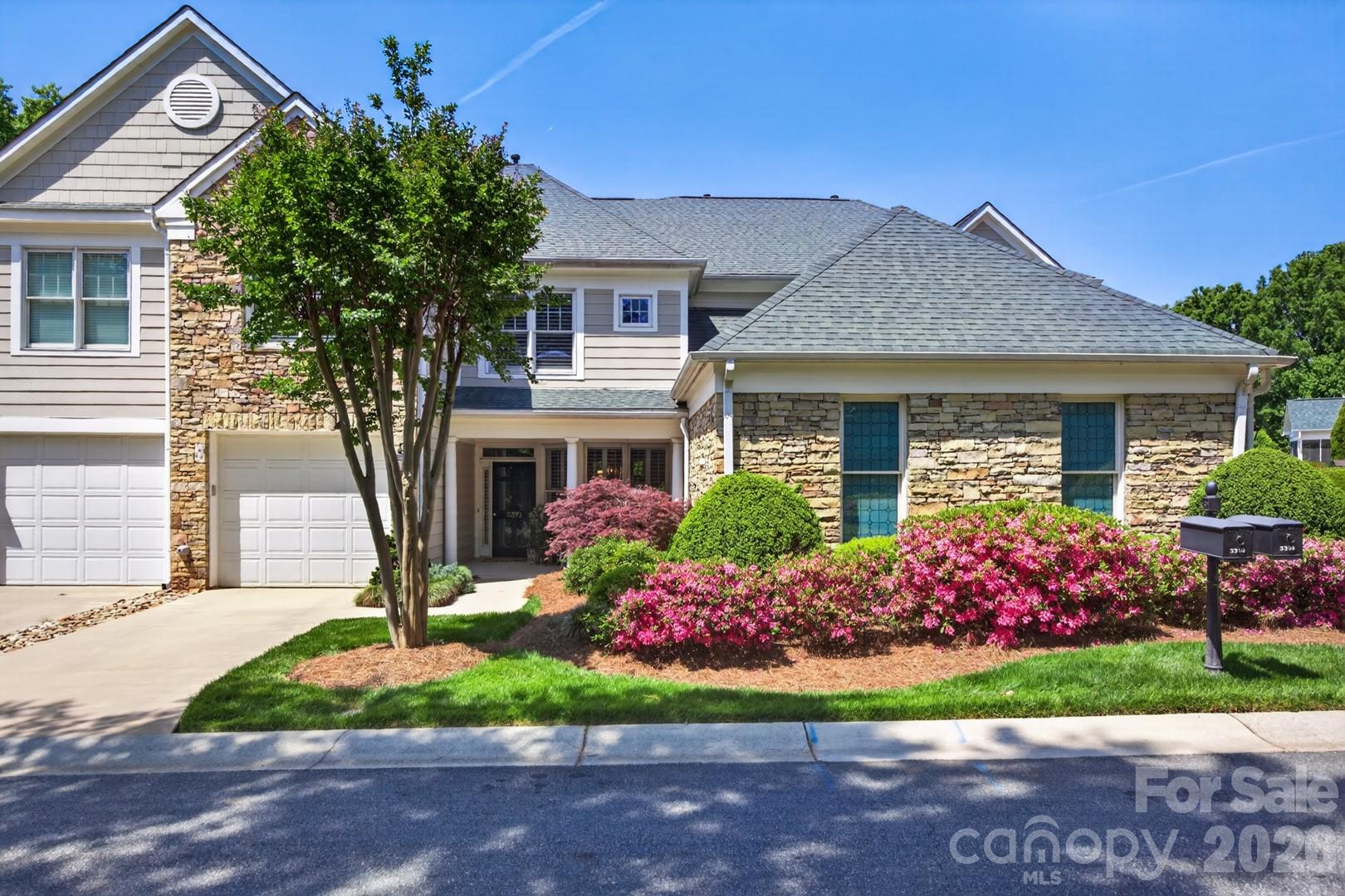 Live a carefree lifestyle with resort style amenities right here in Salsbury NC with the absolute best neighbors you could ask for.  Swimming pool, tennis courts, pickleball, golf course, putting green, driving range, sidewalks, ponds, greenway trials, lush huge interior courtyard perfect for short strolls with friends.  Kitchen features high end designer level stone counters, glass tile backsplash, custom cabinets with soft close, eat bar & open floor plan.  Simply elegant spa like primary bath suite.  2 story living room with fireplace.  Salisbury NC is up and coming with strong momentum come check out this perfectly sized affordable townhome with all the custom home features in a quiet & perfect setting!