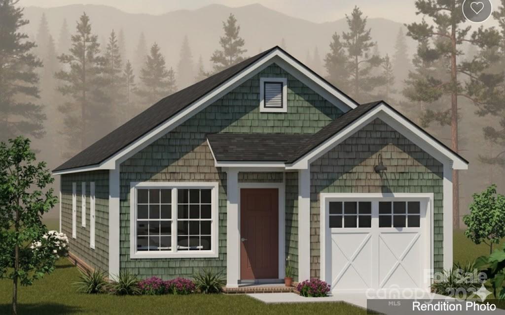 Is there a 3-bed cottage in Maggie Valley with resort amenities, a creek, and energy-efficient design? Yes—and it's a proposed 2026 build in the Twinbrook Resort subdivision. With 1,120 sq ft on one level, this 3-bed, 2-bath cottage features 9’ ceilings throughout, a granite kitchen with stainless appliances, a walk-in pantry, a breakfast nook, and LVP flooring. The primary suite offers a walk-in closet, and the laundry room is conveniently located on the main floor. Thoughtfully designed for a narrow lot (24’ wide), this home includes a covered front porch, a front-entry 1-car garage (231 sq ft), and a rear-facing creek view. The .22-acre lot sits in a wooded, walkable neighborhood just minutes from Maggie Valley shops, restaurants, and the Blue Ridge Parkway. Twinbrook Resort’s $1,200/year HOA includes a clubhouse, indoor pool, and hot tub. Additional features: energy-efficient construction, 8:12 roof pitch, and economical build plan. Zoned for Jonathan Valley Elementary, Waynesville Middle, and Tuscola High School.
