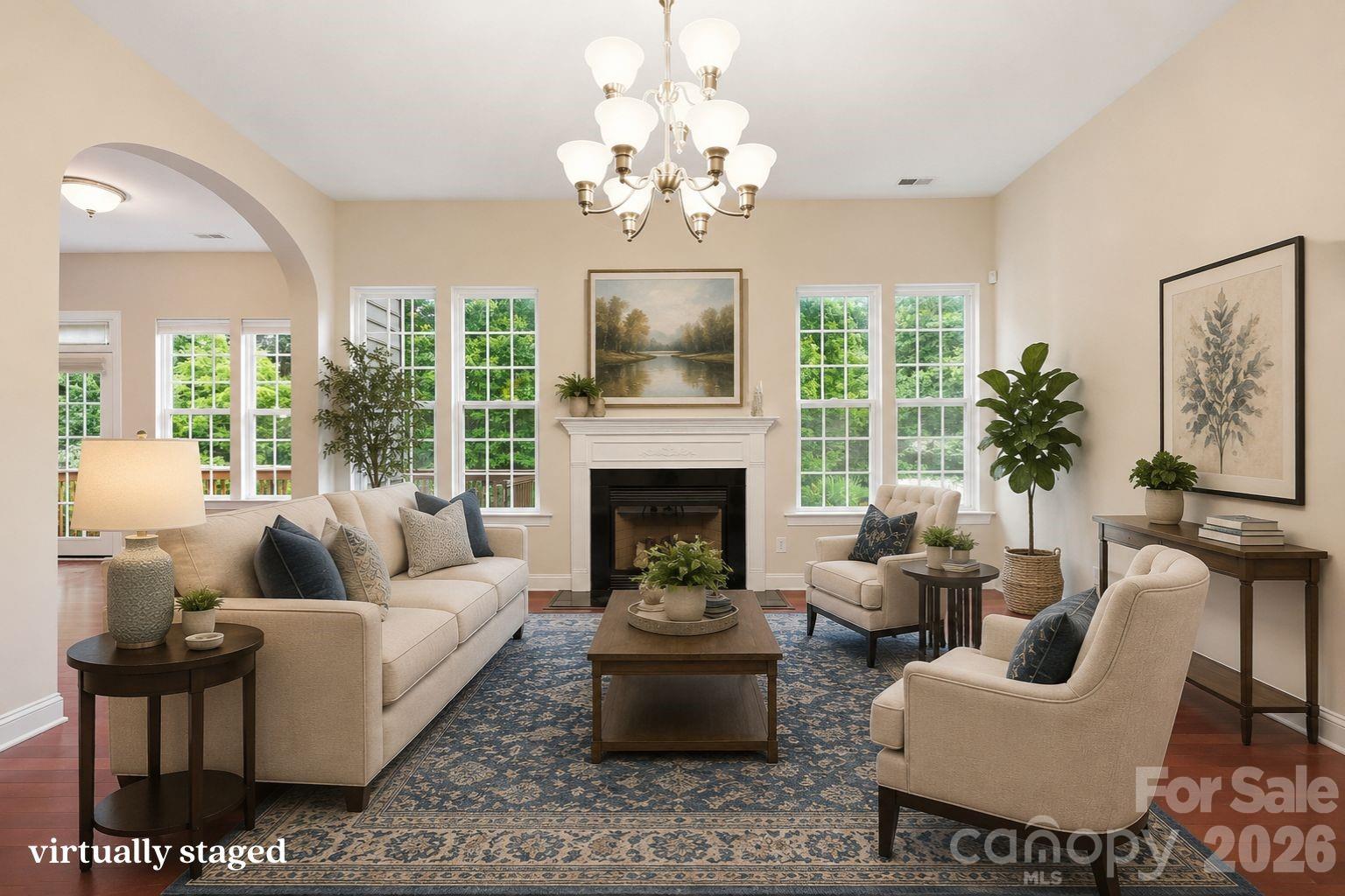Welcome to The Reserve at Gold Hill — one of Fort Mill's most sought-after communities!
This stunning 4 bed / 3.5 bath home with 3,627 sq. ft. (plus 558 sq. ft. workshop/storage) delivers the space, style, and setting you've been searching for. Soaring high ceilings, rich wood floors, beautiful molding, and an abundance of natural light make an unforgettable first impression the moment you walk in.

The main floor opens to a large deck overlooking a flat, private backyard that backs to green space — no rear neighbors, just peaceful views and room to breathe. Whether you're hosting a summer cookout or simply unwinding after a long day, this outdoor space delivers.

Upstairs you'll find the primary suite plus two additional bedrooms, a spacious loft, and a convenient laundry room. Need even more space? The finished basement has you covered with a large family room, workshop/storage, a full bedroom and bath, and its own walkout to the back patio and yard — perfect for guests, a home gym, or the ultimate hangout space.
Big ticket items already done for you:
**New roof (2021) with transferable warranty
**Radon mitigation system installed May 2026
**Air ducts & all 3 HVAC systems cleaned May 2026
**Fresh interior paint throughout — move-in ready!

-->The Reserve at Gold Hill is packed with amenities including a large community pool, clubhouse, playground, airnasium, pickleball courts, walking trails, sidewalks on both sides of the street, and streetlights — truly a neighborhood that has it all.
-->Zoned for Fort Mill's highly regarded schools (PKES / PKMS or SMS / NFHS — verify with FMSD). Minutes from shopping, dining, parks, Lake Wylie boating, and an easy drive to Charlotte-Douglas Airport and Uptown Charlotte.