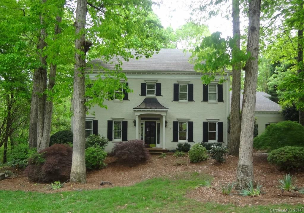 Elegant styling with beautiful hardwood floors on main level, built in shelves in both the formal living area and the family room and also in most closets. Two master suites, one up and one down. Very large kitchen with lots of cabinets and a large work island with gas cook top. The back deck and rear screened porch look out over a beautiful wooded back yard and gardens.