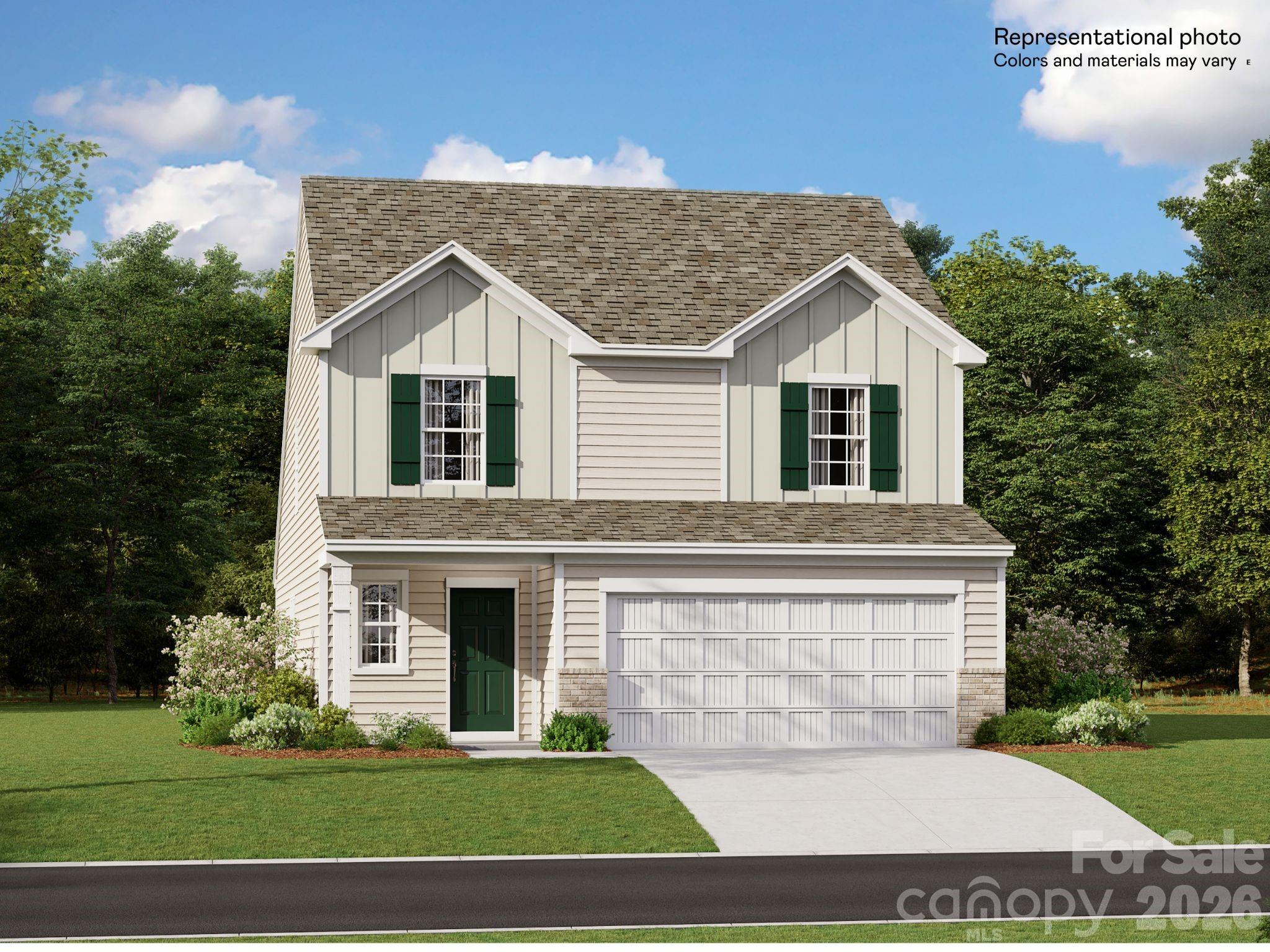This new two-story Emerson floorplan features an airy layout among a first-floor kitchen with a large center island, breakfast room and family room that’s fit for modern times. The spacious owner’s suite enjoys privacy on the main floor. Upstairs are a versatile loft and four secondary bedrooms, three with walk-in closets. Plus, our signature Everything's Included program means you will get quartz or granite kitchen countertops, stainless steel appliances, luxury vinyl plank flooring, and so much more at no extra cost! Sullivan Farm is located in charming Statesville, featuring a vibrant downtown, outdoor adventures and annual community events. Amenities include onsite walking trails, pool, playground, community grilling station/firepit,  and an open green space for daily outdoor activities. Right across the street is Cloverleaf Elementary School and less than a mile away are major shops and retail stores.
Ask about finance promotions with our preferred lender!