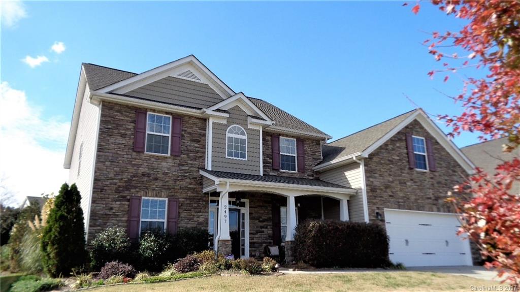Outstanding home in a quiet community. Hardwood floors adorn the Living Rm/Office, formal Dining Rm, Family Rm, Kitchen & Breakfast Nook. Guest bedrm on the first floor with a full bath. Family Rm has a gas log fireplace. Large Master suite with garden tub, sep shower and walk-in closet. 3 secondary bedrms upstairs & a spacious Bonus Rm that could be a 6th bedrm. Beautifully landscaped yard with irrigation system and an oversized patio. Community pool and great schools. Low Lancaster Co taxes!!