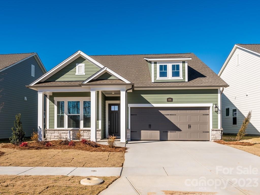 55+ Community! Your home will have the space, style, and expert craftsmanship you need to live your best life all in one story.   A versatile study with French doors offers a great opportunity for your home office, hobby room or welcoming lounge.  Open concept living spaces coupled with designer touches present a distinguished first impression.  The kitchen is optimized to support solo chefs or many cooks in the kitchen.  Start each day refreshed in your retreat which includes additional transom windows, walk-in closet, and an en suite bathroom.