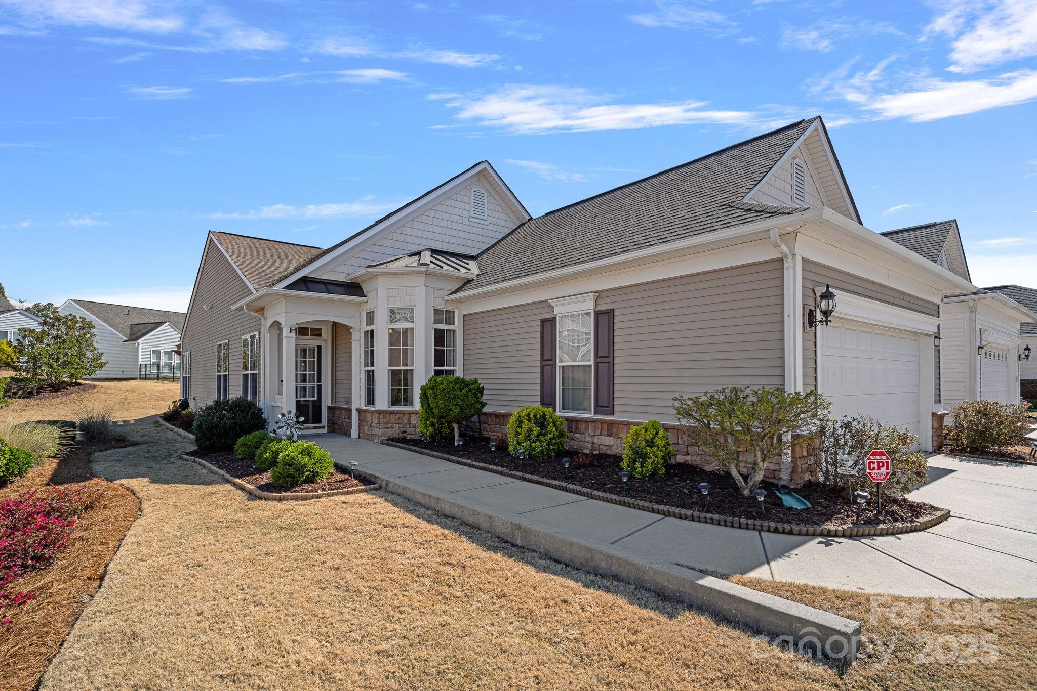 METICULOUS with LONG LIST of UPGRADES thoughout this Desirable Gray Myst model Home in Sun City Carolina Lakes! Located on quiet cul-de-sac & Side Yard is open "Green space"! Main floor living features 3 bedrooms & 2 full baths! Incredible Upgrades & Improvements!!! Chef Kitchen has NEW Custom granite, NEW tile back splash, NEW Tile Flooring in Kit & Entry, All NEW SS Appliances; NEW Stove/range, New LG dishwasher, New LG Microwave & New SS sink! CUSTOM designed Cabinets/Coffee Bar & counter/storage space! Dining rm Opens to Great Rm, Flows into sunroom- so much natural light! 2 guests Bedrms have access to full Hallway bath! Enjoy your morning tea on the extended patio w/pergola. 2-Car garage w/epoxy floors & storage! Active adult community that offers 2 outdoor pools, one indoor pool, woodworking/stained glass studio, clay tennis courts, PICKEL BALL, shuffleboard, bocce, hiking trails! Many active clubs to join! Enjoy your retirement in this beautiful home & resort style community.