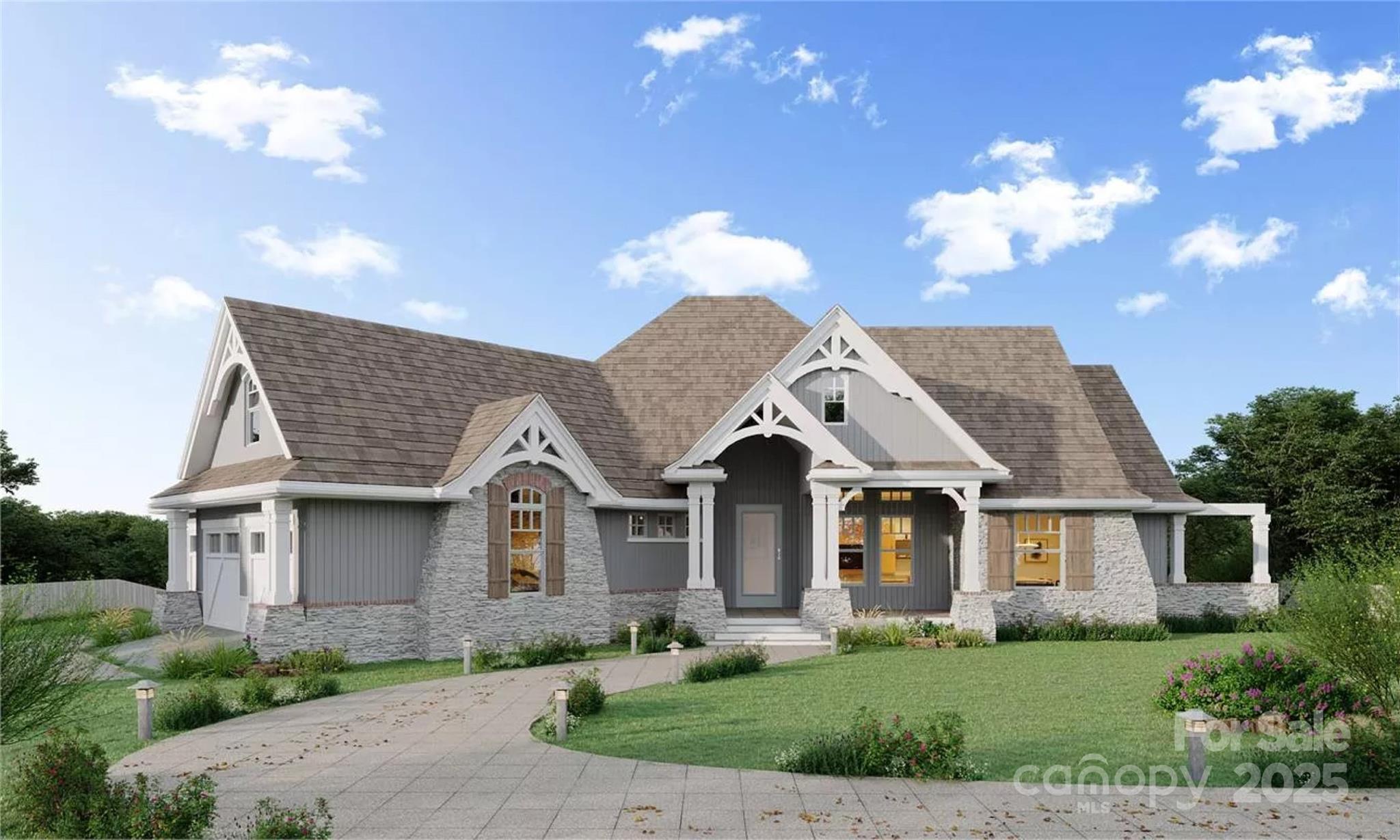 Perfect opportunity to build your lakefront retreat in the desirable Waterfront Harbor community! This spacious .81-acre lot provides ample room for your custom home while offering natural beauty and convenience. The Vita di Lusso Craftsman Plan by Next Horizon Homes is an excellent build option for this lot. This thoughtfully designed one-level home features 2,091 sq ft, 3 bedrooms, 2.5 baths, and a split-bedroom layout for privacy. The open living area offers seamless flow between the peninsula kitchen, dining area, and family room. A two-sided fireplace adds a unique and elegant touch between the dining and family rooms. Additional features of the proposed plan include a 3-car garage and an unfinished room above the garage, ideal for future expansion (gym, studio, or guest space) and an optional finished basement for additional living or entertainment space. This is a proposed build with no time frame to build. Buyer can choose from multiple floor plans and pricing may vary based on selections. Lot can be purchased separately, MLS # 4312236. Buyer is not obligated to use this builder. Call with any questions!