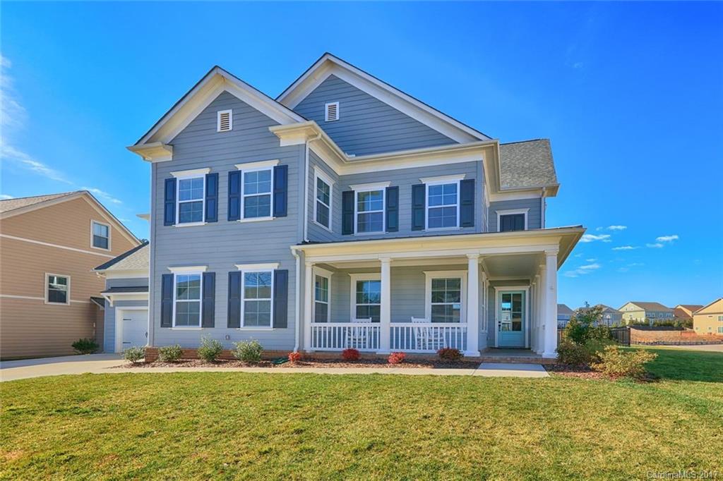 Charming John Wieland 5BR/4BA home on fenced, corner lot with irrigation. This open floor plan has soaring 10ft ceilings featuring a gourmet kitchen w/ quartz counters & oversized island perfect for entertaining. Master bath features double vanities and walk in shower. Hard wired wi fi extender , smart thermostats & built in USB outlets in kitchen. Unfinished 3rd floor framed & equipped w/ plumbing for another bath. Minutes to Ballantyne, dining & shopping w/ low SC Taxes. Resort style amenities