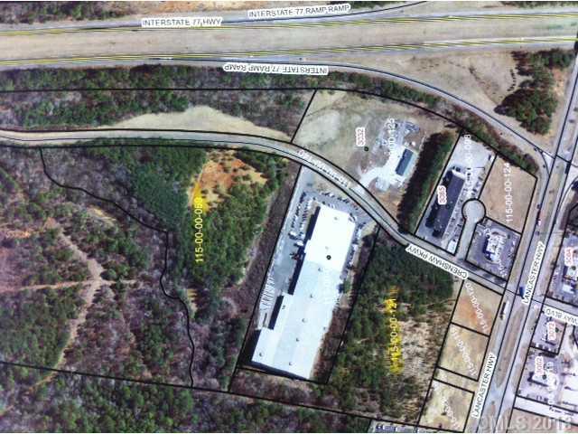 Just west of I-77 This is a prime piece of Real Estate.