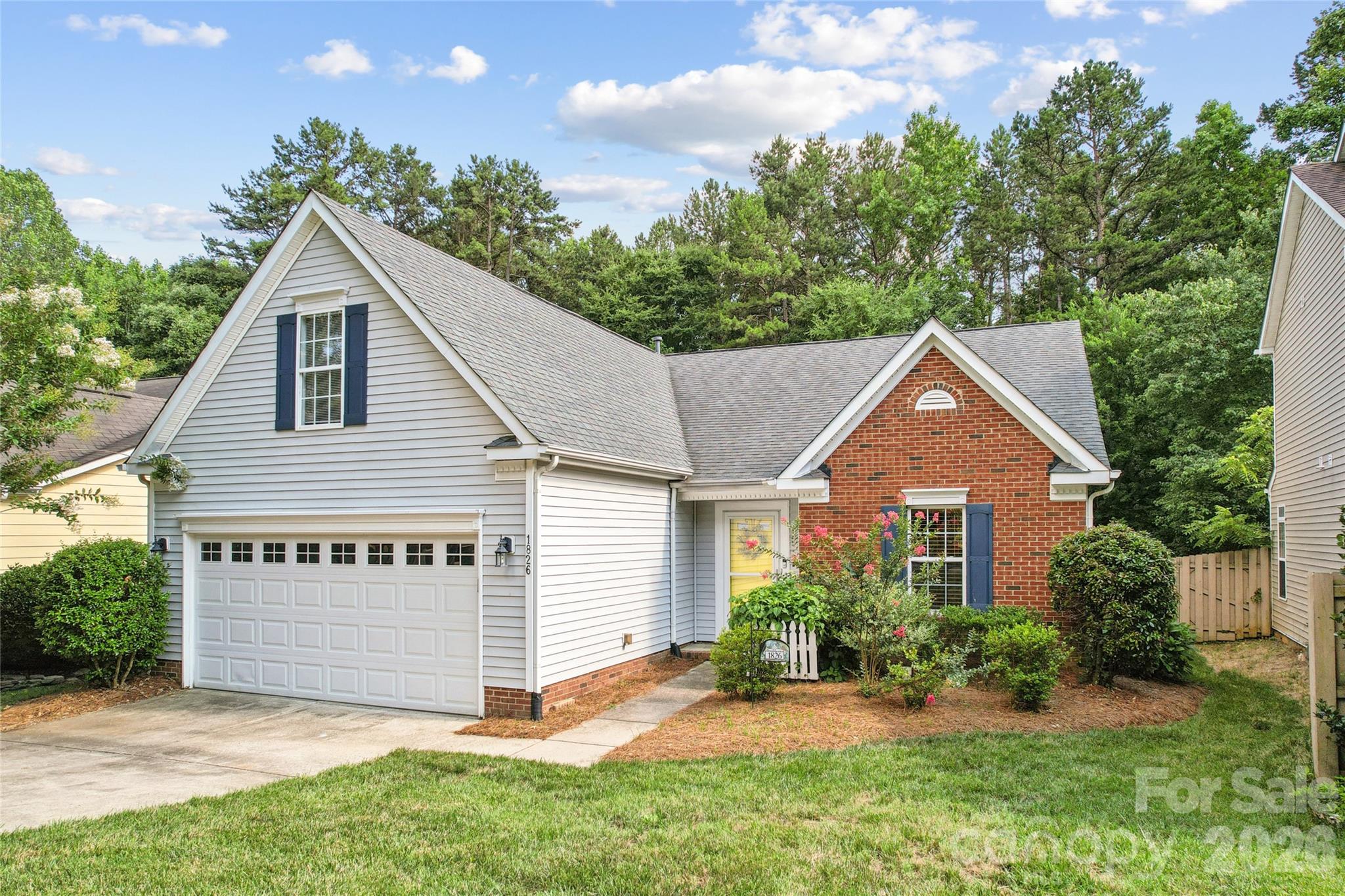 Easy living meets an unbeatable location! Welcome home to this beautifully maintained ranch on the desirable Cabarrus County side of Highland Creek in the Dominion Trace section. Offering nearly 1,900 square feet, this thoughtfully designed home features 4 bedrooms and 2 full baths, including a spacious bonus bedroom upstairs that can easily serve as a guest suite, home office, media room or hobby space. Versatility is the name of the game! The open-concept floor plan creates the perfect flow for everyday living and entertaining, with the family room, dining area and kitchen all working together to create one inviting gathering space. The updated kitchen is sure to impress with granite countertops, abundant cabinetry and plenty of prep space whether you're preparing a quick weeknight meal or hosting family and friends. Retreat to the spacious primary suite complete with a private bath and walk-in closet, while two additional main-level bedrooms provide flexibility for family, guests or work-from-home needs. When it's time to relax, grab your favorite drink and unwind on the oversized screened porch overlooking the fenced backyard. Morning coffee, weekend football, grilling with friends or simply enjoying the peaceful wooded backdrop...this outdoor space is ready for it all! And when you do decide to leave home, you'll love being just minutes from I-485, I-85, Concord Mills, restaurants, shopping, entertainment, medical facilities and everything the Highland Creek area has to offer. Ranch homes with this flexible layout, fantastic outdoor living space and incredible location don't come along often. Don't wait...this one is ready to welcome you home!