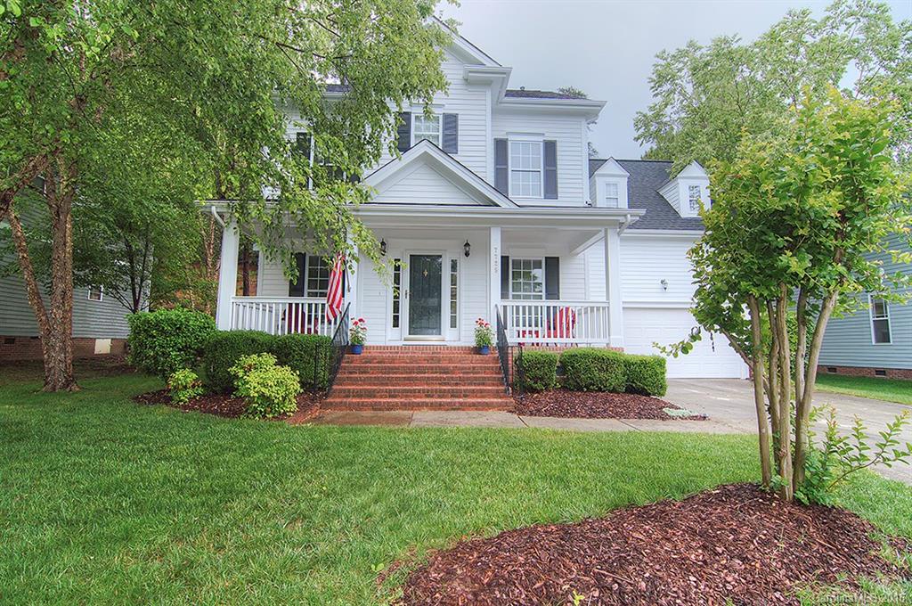 Charming home with rocking chair front porch. Three bedrooms plus bed/bonus with tons of storage. Recently installed hardwoods in foyer, family room & dining room. New HVAC 2013. New roof 2012. Tankless water heater. Freshly painted. Molding throughout. Lots of closet space. Kitchen with granite counters, tile backsplash & huge work island. Laundry on main. Master bath has double sinks, garden tub & separate shower. New carpet in bed/bonus. Tega Cay vacation lifestyle. Fort Mill Schools.