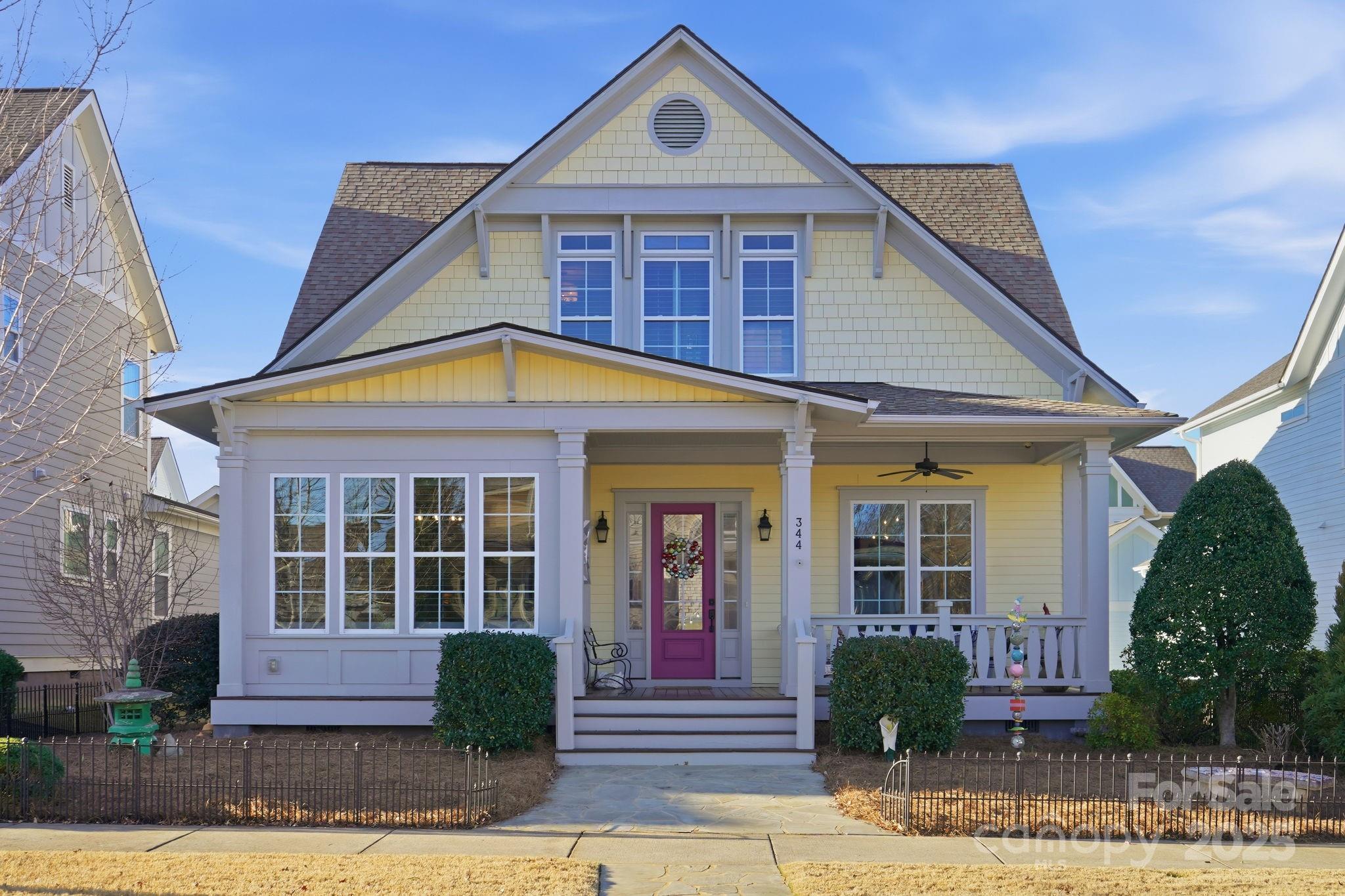 An AMAZING opportunity awaits with this former Saussy Burbank MODEL HOME featuring an AWARD WINNING floorplan in one of Riverwalk’s most desirable pockets! Lovingly maintained by the ORIGINAL OWNER, this home shines with thoughtful craftsmanship and timeless style.
Step inside the wide and welcoming foyer framed by 10' ceilings, 8' doors, site-laid hardwoods, board & batten accents, crown molding, and custom built-ins. Sunlight pours through windows that wrap the open kitchen, breakfast area, and family room—creating an inviting and airy main level.
The Chef’s kitchen is a highlight with white stacked cabinetry, honed black granite, a Carrara marble island, tiled backsplash, stainless steel appliances, wall oven, gas cooktop with hood, and two pantries (one walk-in and one currently used as a wine room/entertaining bar). The family room features a gas fireplace surrounded by built-ins, while the formal dining room offers pocket doors for added privacy. A first floor bedroom with FULL bath provides flexibility for an office or guest suite.
Upstairs, the generous primary suite features a spacious bath with dual vanities, an extra long soaking tub, walk in shower, and a huge closet with room for everything. Two additional bedrooms, a full bath, and multiple storage rooms add function and convenience.
Relax on the inviting front porch or the covered back porch overlooking an extended natural flagstone patio. In spring, enjoy a master gardener designed landscape bursting with perennials and curated shrubs.
This quiet, well positioned location sits near green space with a fire pit and a path leading to the Riverwalk trails and the Catawba River. Amenity-rich and golf cart friendly Riverwalk offers a community pool with lazy river and clubhouse, local restaurants, wine bar, shops, stores, one of the area’s best playgrounds, the BMX Supercross Track, velodrome, criterium course and convenient canoe/kayak access. With quick access to Highway 77, Rock Hill, Fort Mill, and Charlotte—your new chapter begins here!