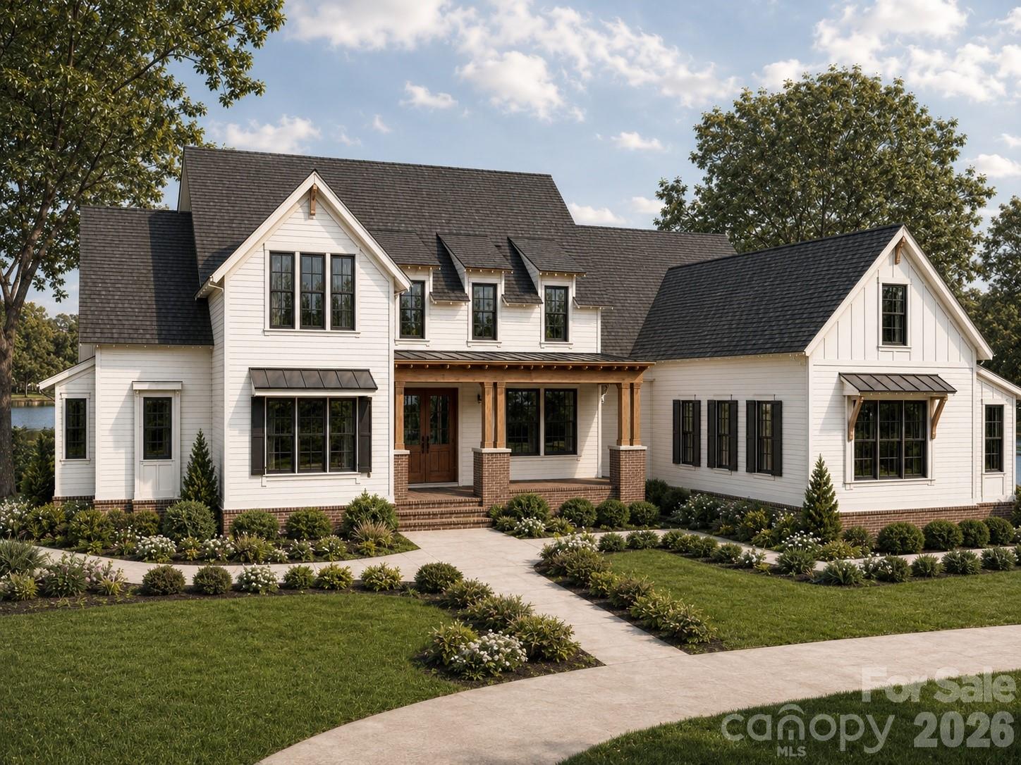Introducing the Blackridge from our upscale Signature collection.  Designed for modern family living, blending luxury with functionality on over 3 acres in the much desired Clover School district. This custom home features an open concept layout with 5 spacious bedrooms and 4.5 baths. The heart of this home is its expansive kitchen and gathering space. Great room offers a oversized fireplace.  The owners suite is designed for ultimate relaxation and sophistication, this spa inspired retreat features upgraded flooring, dual vanities, custom cabinetry and soaking tub.  Not only one but two covered deck area's with the side deck boasting an outdoor fireplace for added entertaining options.