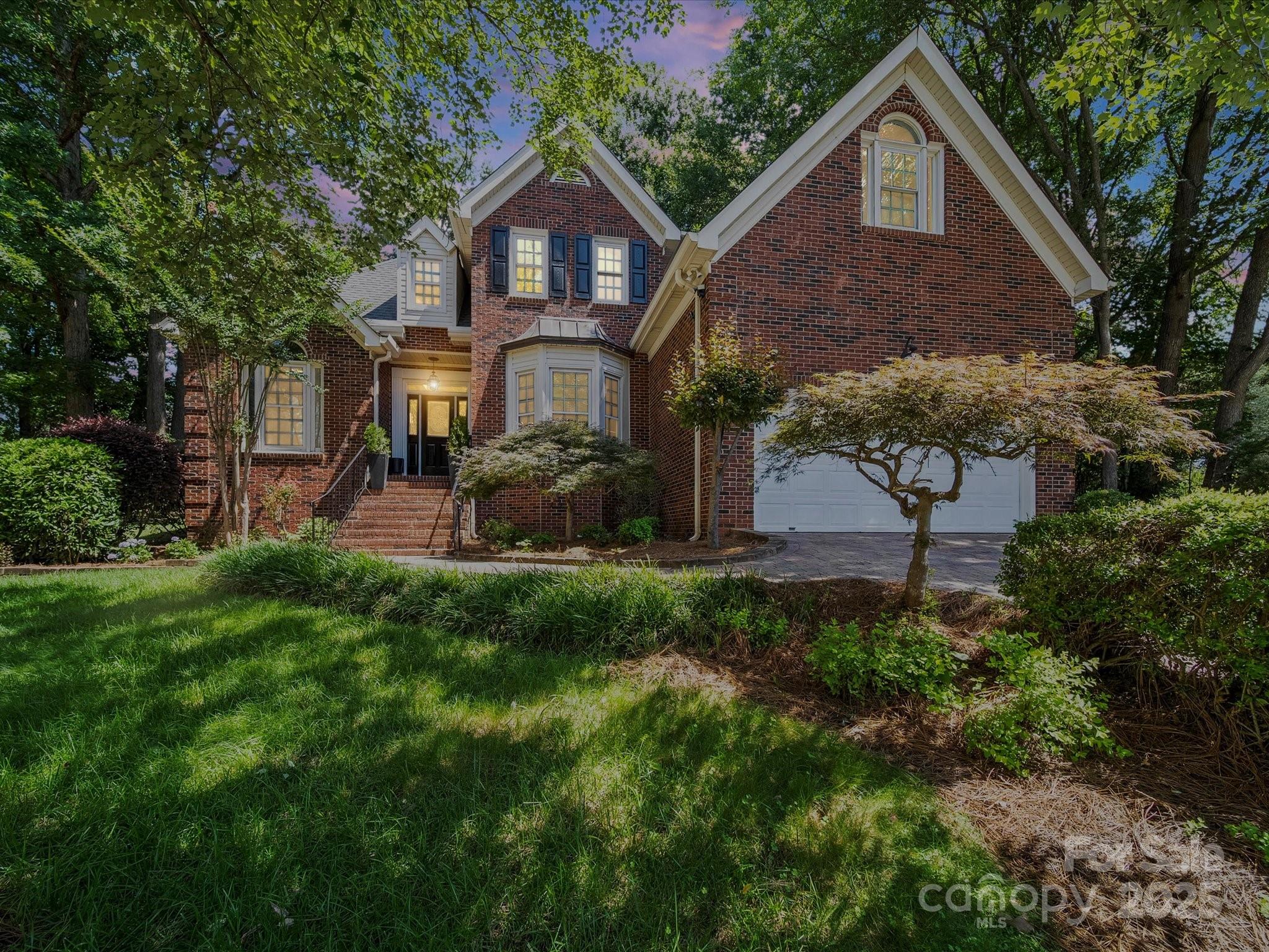 Gorgeous Full Brick Home on a Quiet Cul-de-sac. This home features an open floor plan. The owner's suite is on the main floor & has a trey ceiling, a custom closet with wooden shelving & a gorgeous bathroom with a dual vanity, a soaking tub & a separate shower. There is new lighting throughout the home, new mirrors in each bathroom, new faucets, new cabinet hardware & all hinges & doorknobs have been switched to matte black. The entire home has been painted floor to ceiling. There is a main floor private office off the owner's suite. The great room has a vaulted ceiling and is open to the kitchen & breakfast area. There are 3 ample sized bedrooms upstairs and a large bonus room. The driveway & backyard hardscape are all custom. The private backyard is fully fenced & a has small green space for humans & animals to play. This neighborhood has fabulous amenities with a club house, pool, playground, tennis courts & a pond. Close to shopping, restaurants & easy access to the highway.