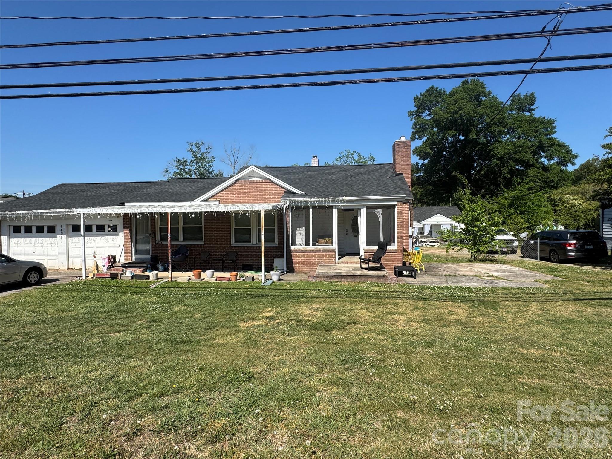 Income producing, Investor opportunity, with Great rent history! 1405 Hickory Grove offers plenty of flex space, permitted for 3BR, 4 rooms have closets, 2 car garage. 1407 Hickory Grove offers 2BR 1.5BA. Both homes have fenced in yards and their own driveways. Great location just 10 mins to hospitals, shopping, I85, Hwy 74, 15 mins to CLT airport.1407 had new roof & HVAC installed in 2025. 
1405 new roof 2024, HVAC approx 2019. Both septics pumped in 2025.
SS Range & dishwasher in both units.