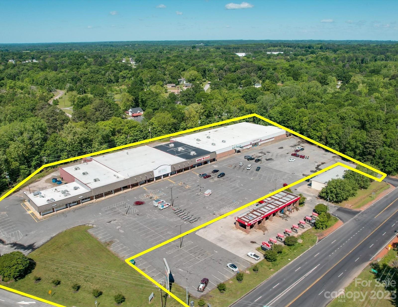 6.76± acres at prime location on US Hwy 72 Zoned (GC) General Commercial in Chester, SC. Property was built in 1980 and renovated in 2005. ‘Chesterville Commons’ shopping center has 31,570 SF leased to tenants including Family Dollar, Citi Trends and more. 43,970 SF available for new tenants or to renew current leases. 4,800 SF currently available. 199 parking spaces, 430± ft. of road frontage with access on Saluda Rd and JA Cochran Bypass. A portion of the building is located in Flood Plain, however the owner has not had issues since purchase in 2004. Chester County Parcel #’s 079-01-11-066-000, 079-01-11-068-000, and 079-01-11-070-000. Financial data is available upon request.