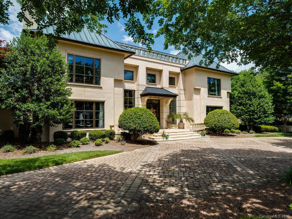 Gorgeous California style 'smart' house.Hard Stucco,Copper roof.Light-filled open flrpln.2-sty foyer,2-sty GR w/ coffered ceiling.2 Siematic KT & laundry.Conditioned Wine Cellar.4 gas-fired woodburning FP[MBR, GR,Study],outdoor FP adjacent pool house[perfect artist's studio/guests' hideaway]Mature landscape,pool/veranda/gazebo for outdoor entertaining.Lovely gated community in the heart of SouthPark.All Offers must incl buyer financing letter and/or proof of funds.Seller REO Addendum required if
