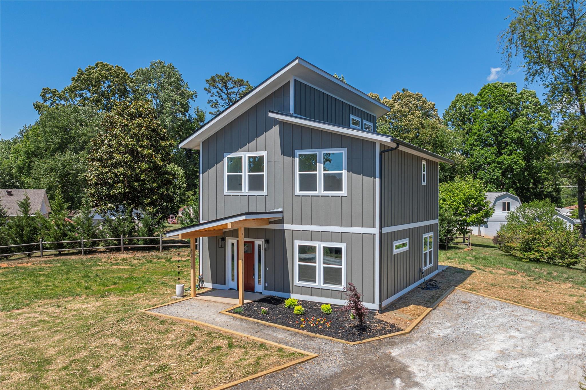 Discover modern comfort and thoughtful design in this stunning brand-new home! Featuring 9-foot ceilings throughout the main level and a vaulted primary bedroom upstairs, this home offers a bright, open, and airy feel from the moment you walk in. A spacious covered front entry with an 8x6 slab creates the perfect spot for outdoor seating, seasonal décor, or relaxing in the shade.  Durable smart siding keeps your exterior maintenance low. 

Step inside to a highly functional floor plan designed with everyday living in mind and no wasted space. Just off the entry, you'll find a generously sized laundry and utility room conveniently located near the stairs. The open-concept main living area flows seamlessly to the backyard through a sliding glass door leading to a 10x12 patio overlooking a flat, usable yard — ideal for entertaining, pets, or play.

The kitchen is both stylish and practical, featuring a large walk-in pantry, abundant cabinet space, under-cabinet lighting, tile backsplash, sleek hood vent, oven/range, dishwasher, and sink disposal for added convenience.

Upstairs, retreat to the spacious 14' vaulted primary suite complete with full bath and walk-in closet, while two additional well-sized bedrooms have a shared full bath.

This beautifully crafted new construction combines modern finishes, smart design, and comfortable living spaces — all ready for you to call home. Don’t miss your opportunity to own this exceptional new home today!