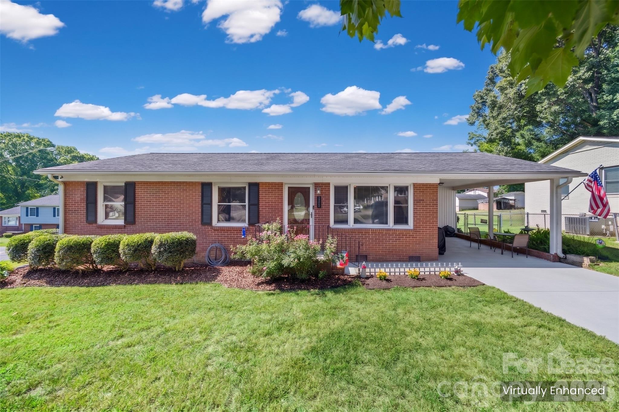 Welcome home to 324 Bright Ave in Bessemer City! This charming 3-bedroom, 1.5-bath all-brick home offers comfortable one-level living on a spacious corner lot. Inside, you'll find durable solid flooring throughout, creating a low-maintenance and inviting space that's ready for you to make your own.

The home features a bright living area, a functional kitchen, and includes a refrigerator, and dishwasher. An attached carport provides covered parking and storage area, while the generous fence in backyard offers plenty of outdoor space to enjoy.

Conveniently located less than half a mile from I-85 and Highway 74, this home offers an easy commute to both Charlotte and Shelby while still providing the charm of small-town living. Moments from Crowders Mountain State Park. Close to shopping, dining, and everyday conveniences, this property is an excellent place to call home.