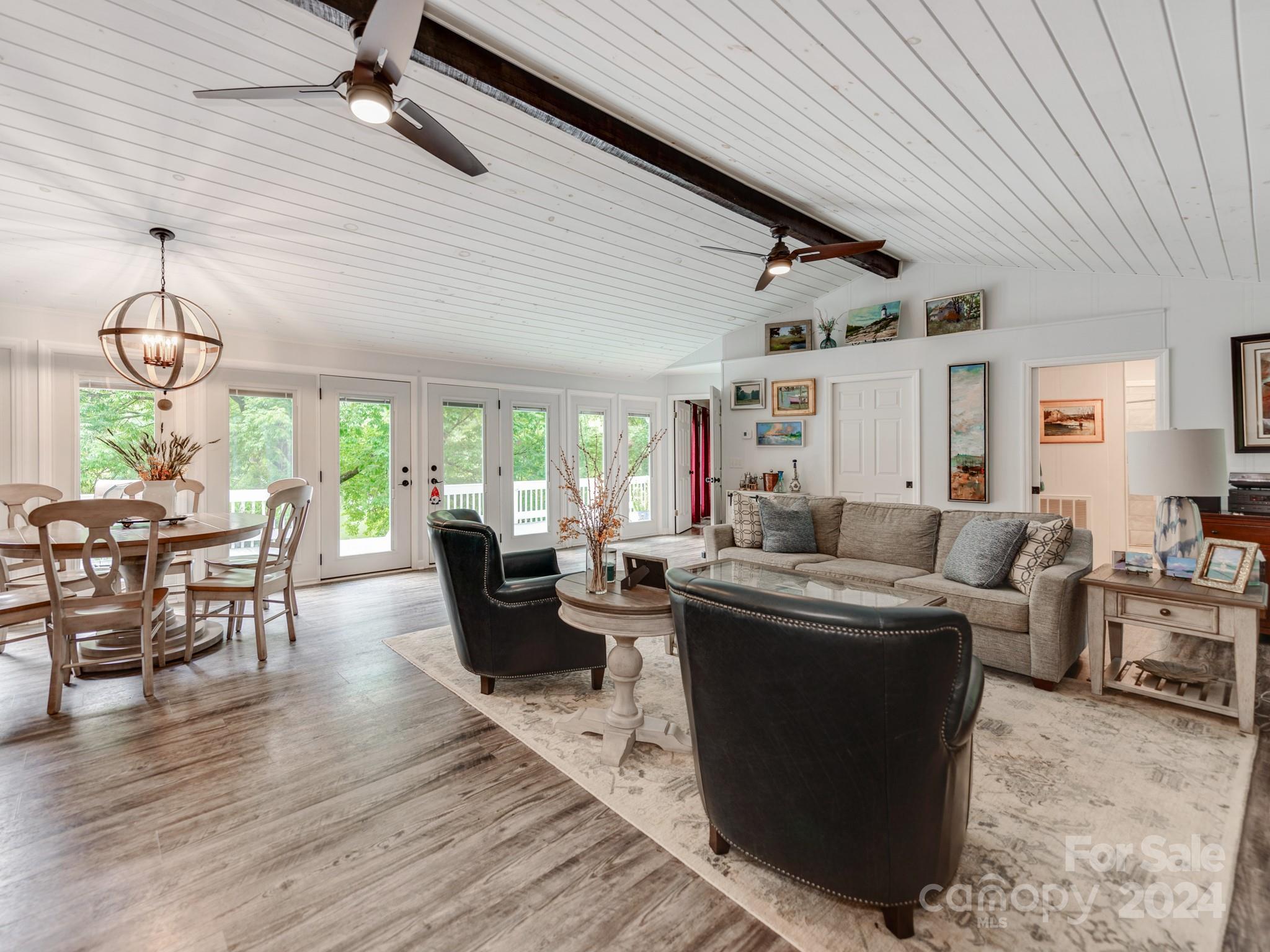 This Amazing Deep-Water Dock Waterfront Ranch Home has been fully renovated, with tons of High-End upgrades and priced below comps that support 750k+!  Tons of Charm in this All Brick Home with EVERY Room offering Water Views of the beautiful Lake, the expansive private lot, and the mature lush landscape! From top to bottom this home has been updated including new flooring, new ceilings, new HVAC, High End light fixtures, Marble & Stone upgrades, and the list goes on! The Chefs Kit was meticulously renovated with Massive Butcher Block Kitchen Island, Double Oven, High-End rare Granite Countertops, Top-End Stainless Steel Appliances, New Walk-in Pantry, all while having views of the beautiful lake. The Bathrooms have Spa-like features including marble walk-in Shower, High-End Granite Countertops, and Tile floors!
One of the Most Quiet Lakes In the Carolinas yet Only 10 minutes from Grocery Store and Marina, and close proximity to Restaurants/Bars on the lake perfect for entertaining.