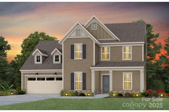 New Construction Home ready by December 2025 in Brand New Kinsdale Community in Indian Land!  All included List Price includes any current sales incentives as shown on our website, call for details.  Our popular Northridge Floor Plan offers beautifully curated selections and incredible structural features such as an inviting sunroom addition, Guest Suite with Private Bathroom on the main floor, and private Office for working at home. This open floor plan will not disappoint with the spacious Gathering Room and magnificent Gourmet Kitchen with gas appliances.  Upstairs features 5 bedrooms, including the Owner's Bedroom and Bath with refreshing rainfall shower head and 2 secondary bathrooms.  All upgrades and options have been selected.  Visit us at our sales center, in the community, to learn more about this and other incredible homes in tranquil Kinsdale. HOA fees include High-Speed Internet/Cable and private trash collection. All Photos are representative only, not of this home.