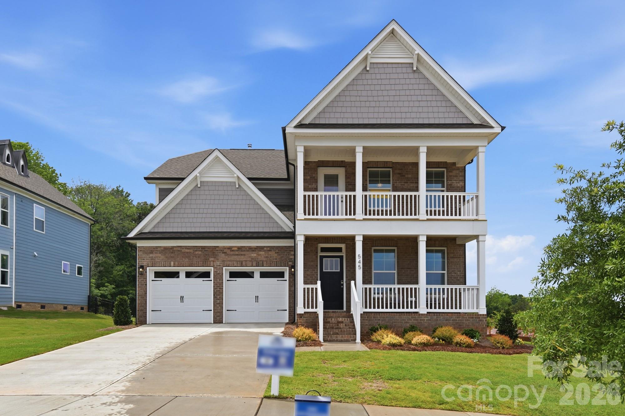 Welcome to a new construction close to Catawba River! This 2-story Baldwin plan has 4 bedrooms, 3 full baths, and more than 2,600 square feet of living space. The main level features a designer kitchen with white cabinets, quartz counters, a stainless range hood, and stainless appliances, including a gas cooktop. The butler pantry leads to the dining room with tray ceiling & wainscoting. The family room features a Cosmo, direct-vent gas fireplace with a shiplap accent wall. The main floor also features a guest bedroom and full bath with a tiled, 4-ft shower with a bench seat. The upper floor includes the primary suite, along with 2 additional bedrooms, bathroom, and a loft. The loft walks out to the balcony. The primary bathroom features a luxury shower with tile surround, separate sinks, and access to the large walk-in-closet. Other exciting features in this home include metal stair balusters, quartz countertops in all baths, a single-basin kitchen sink & more! Step outside and enjoy the screened rear porch with paver patio, firepit, and seating wall!