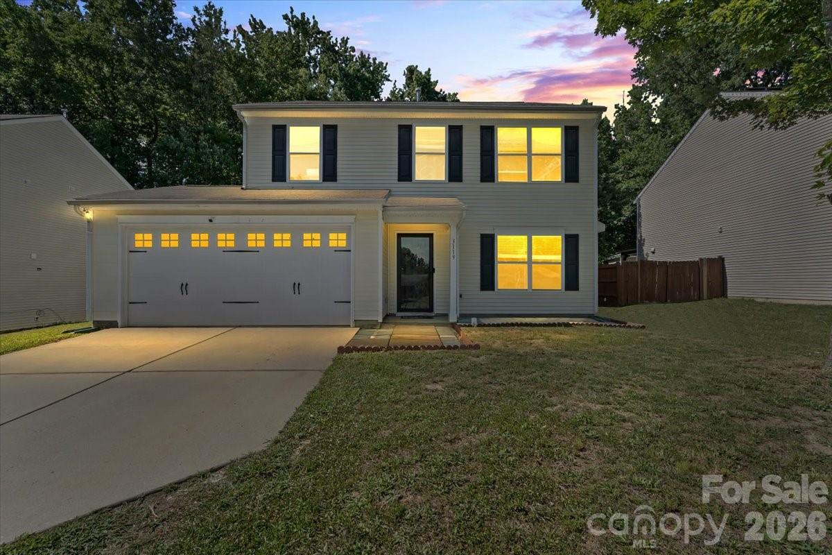 This beautifully updated two-story single-family home offers 4 spacious bedrooms and 2 and an half bathrooms with the primary suite conveniently located on the main level. The home features updated flooring throughout and renovated bathrooms, including modern walk-in showers. Many of the interior updates, including the bathrooms and flooring, were completed just three years ago. The main-floor primary suite includes a private, fully updated bathroom, providing comfort and convenience. The kitchen serves as the heart of the home, featuring high-end stainless-steel appliances, granite countertops, and a large center island that is perfect for everyday living and entertaining. Upstairs, you'll find a spacious loft with a large closet, a convenient laundry area, and three additional bedrooms, offering plenty of space for family, guests, or a home office. Outside, enjoy the beautifully landscaped yard, ideal for relaxing or entertaining. The attached two-car garage provides ample parking and additional storage space.