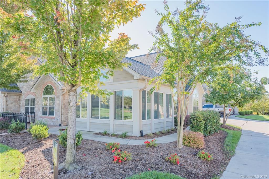 Enjoy Easy Living in this Low Maint. Community that Features Manicured Common Areas, Park, Community Ctr & Pool. Great Location w/Easy Access to Shopping & Restaurants is this One Level, End Unit Condo in Est. Neighborhood. This move in Ready, Spacious Home, offers an Open Floor Plan w/Hardwood Floors, Vaulted Ceilings, Gas FP, Huge Master Suite, Oversized Eat-in Kitchen & Butler’s Pantry. French doors in Add’l Family Room Could be Coverted to 3rd BR. Easily Adapted for Handicap access.