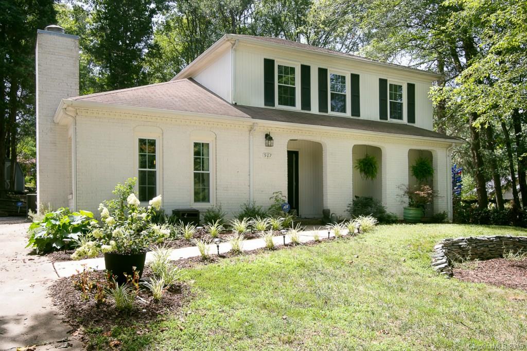 From foyer enter spacious living and dining rooms with Brazilian cherry wood floors. DR flows to large porcelain floored kitchen then den with fireplace. Laundry and lav are nearby. Screen porch overlooks fenced yard. Master BR with Brazilian wood floors and 2015-updated bath on second plus 2015 updated hall bath and two additional bedrooms. New insulated tilt-in windows throughout. Stonehaven is a highly desired community of tree-lined streets with option to join community pool / tennis club.